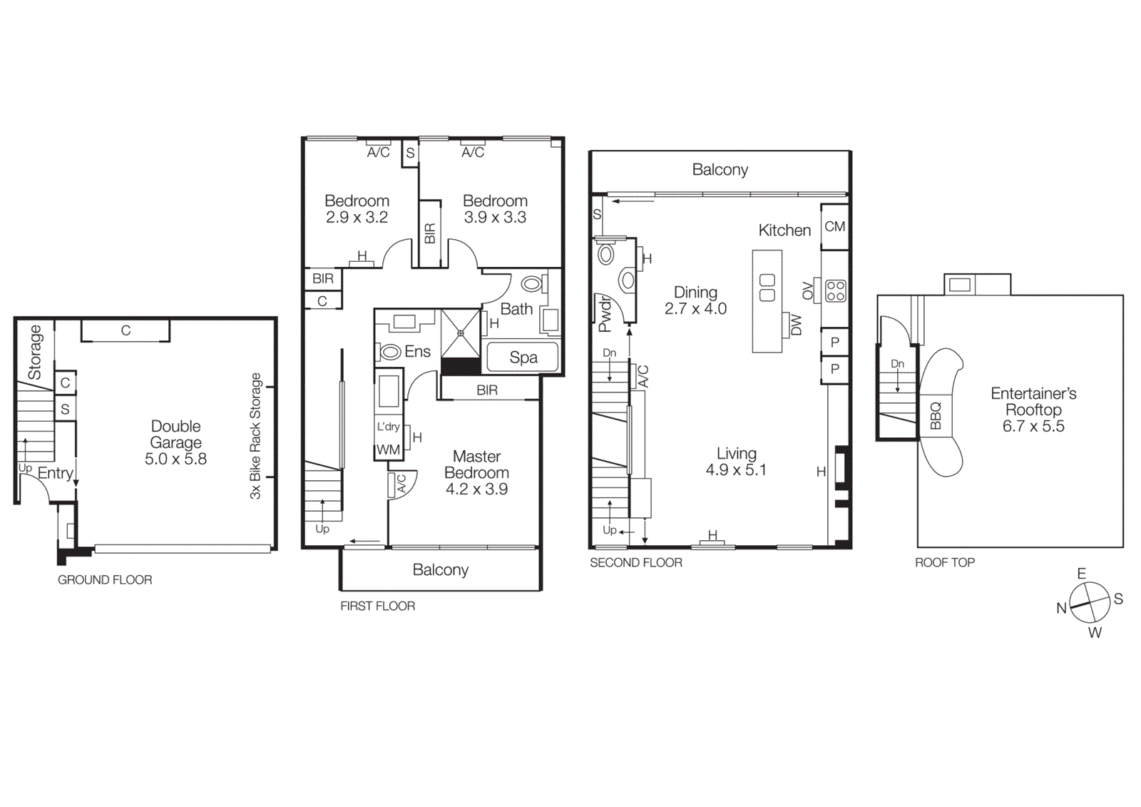 2/3 Green Street, Cremorne VIC 3121 - Floorplan