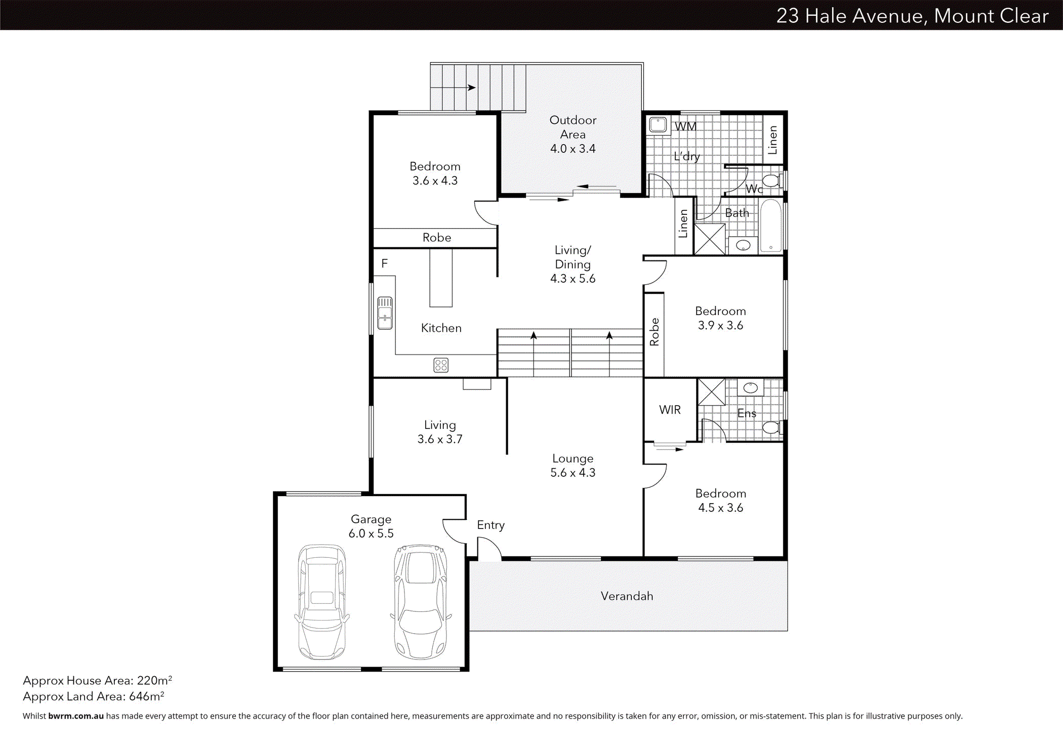 23 Hale Avenue, Mount Clear VIC 3350 - Floorplan