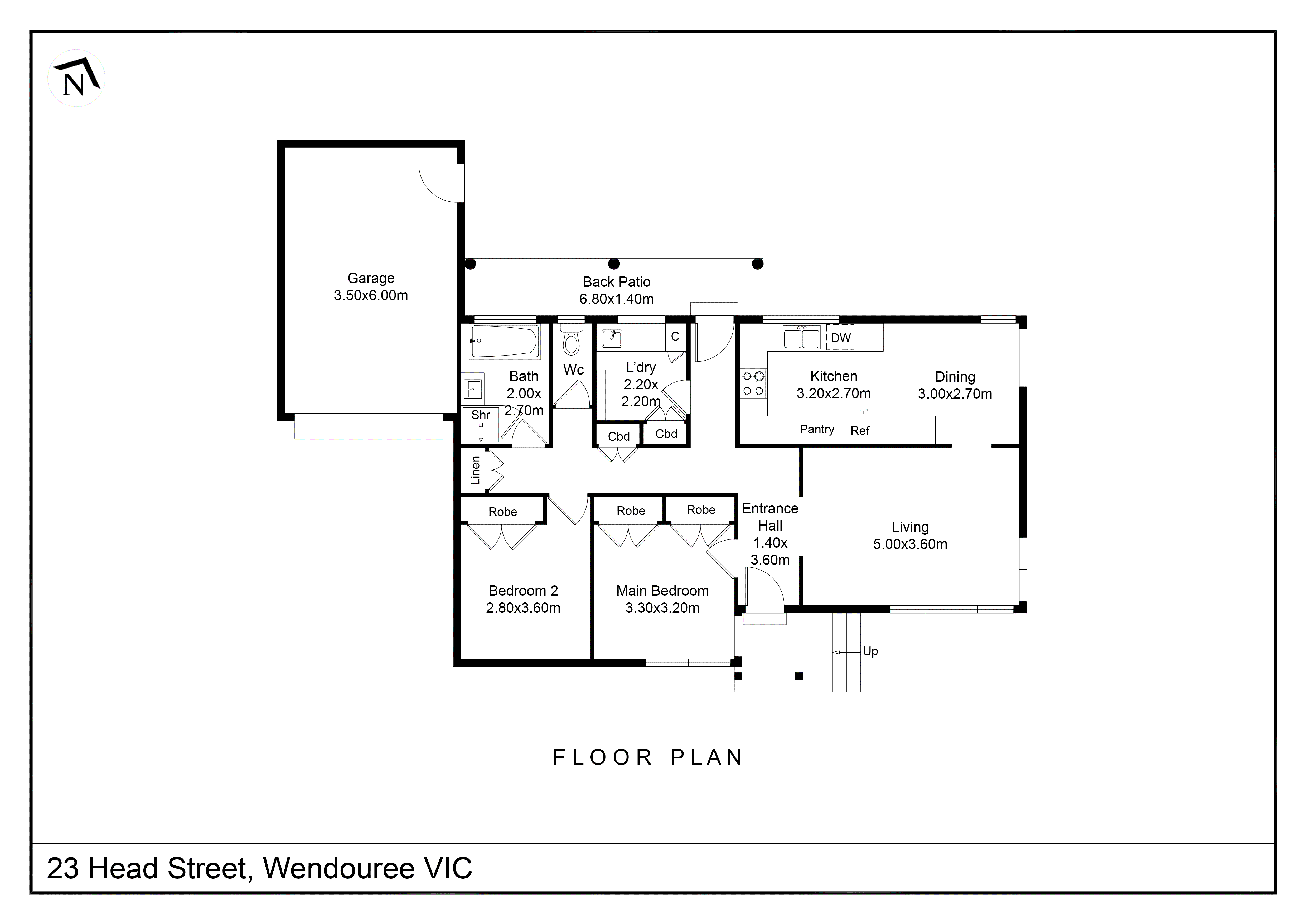 23 Head Street, Wendouree VIC 3355 - Floorplan