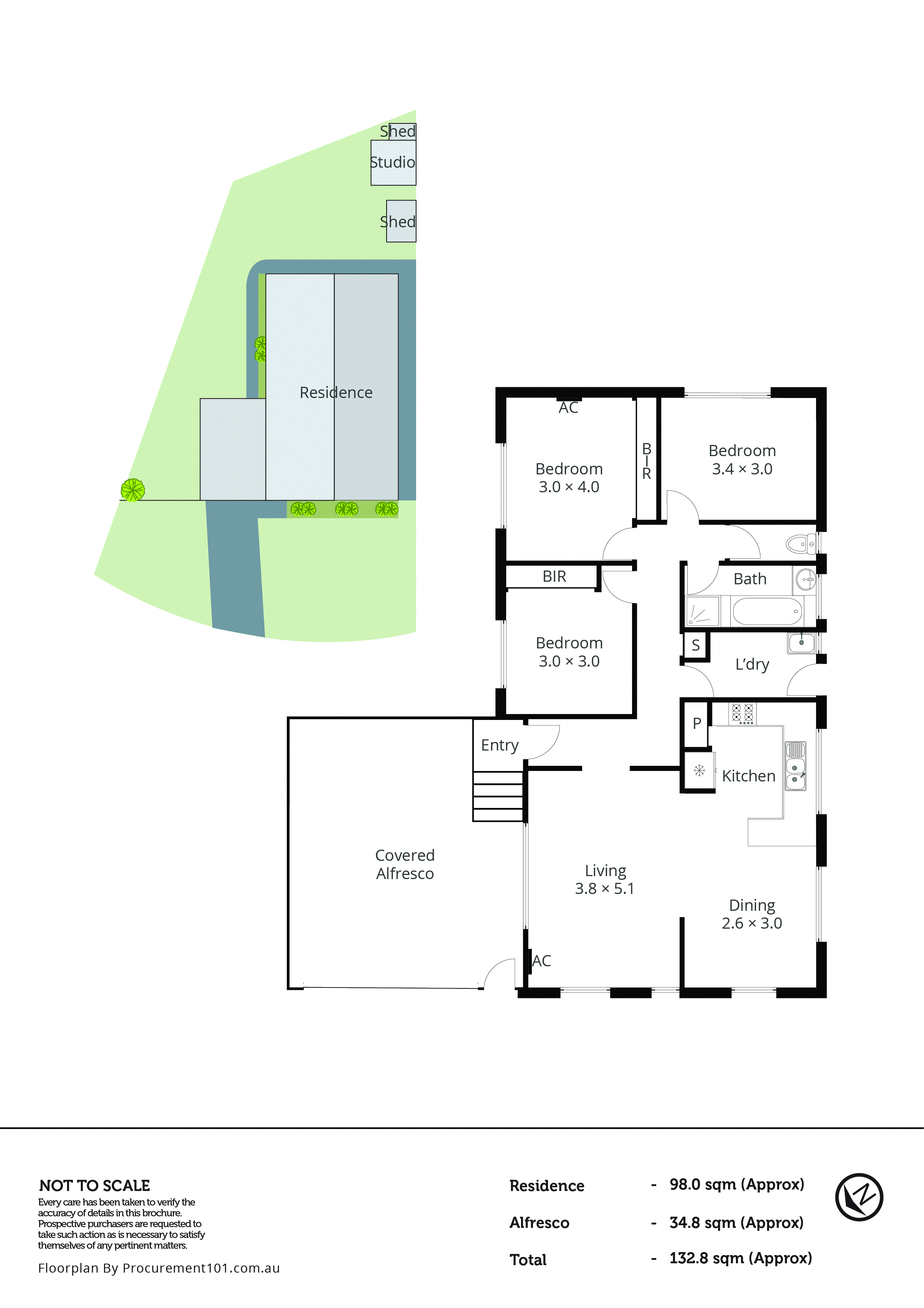 23 Hedgeley Road, Keysborough VIC 3173 - Floorplan