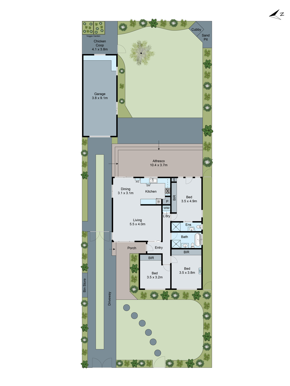 23 Hennessy Avenue, HERNE HILL VIC 3218 - Floorplan