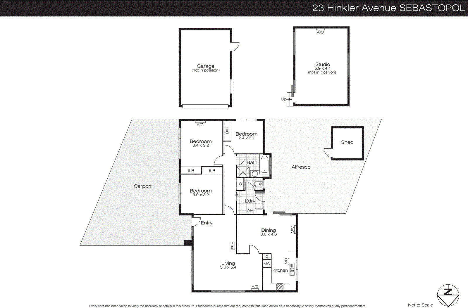 23 Hinkler Avenue, Sebastopol VIC 3356 - Floorplan