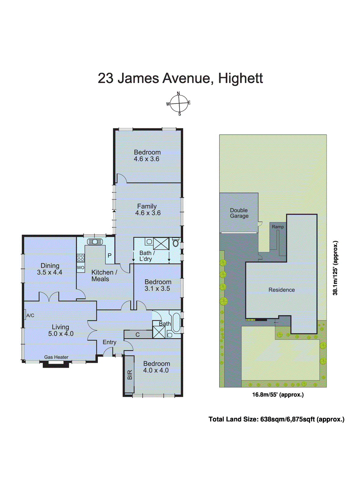 23 James Avenue, Highett VIC 3190 - Floorplan