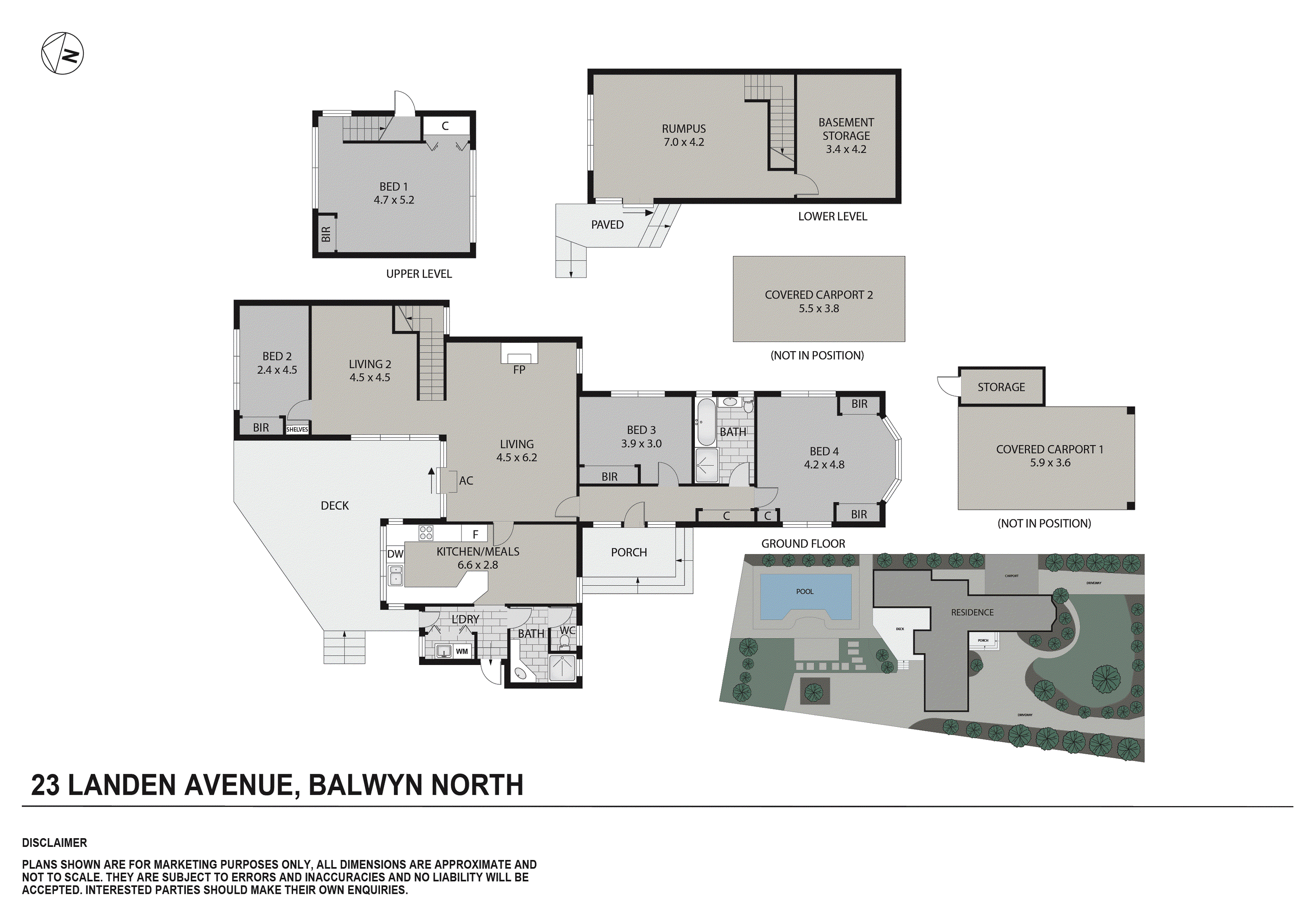 23 Landen Avenue, Balwyn North VIC 3104 - Floorplan