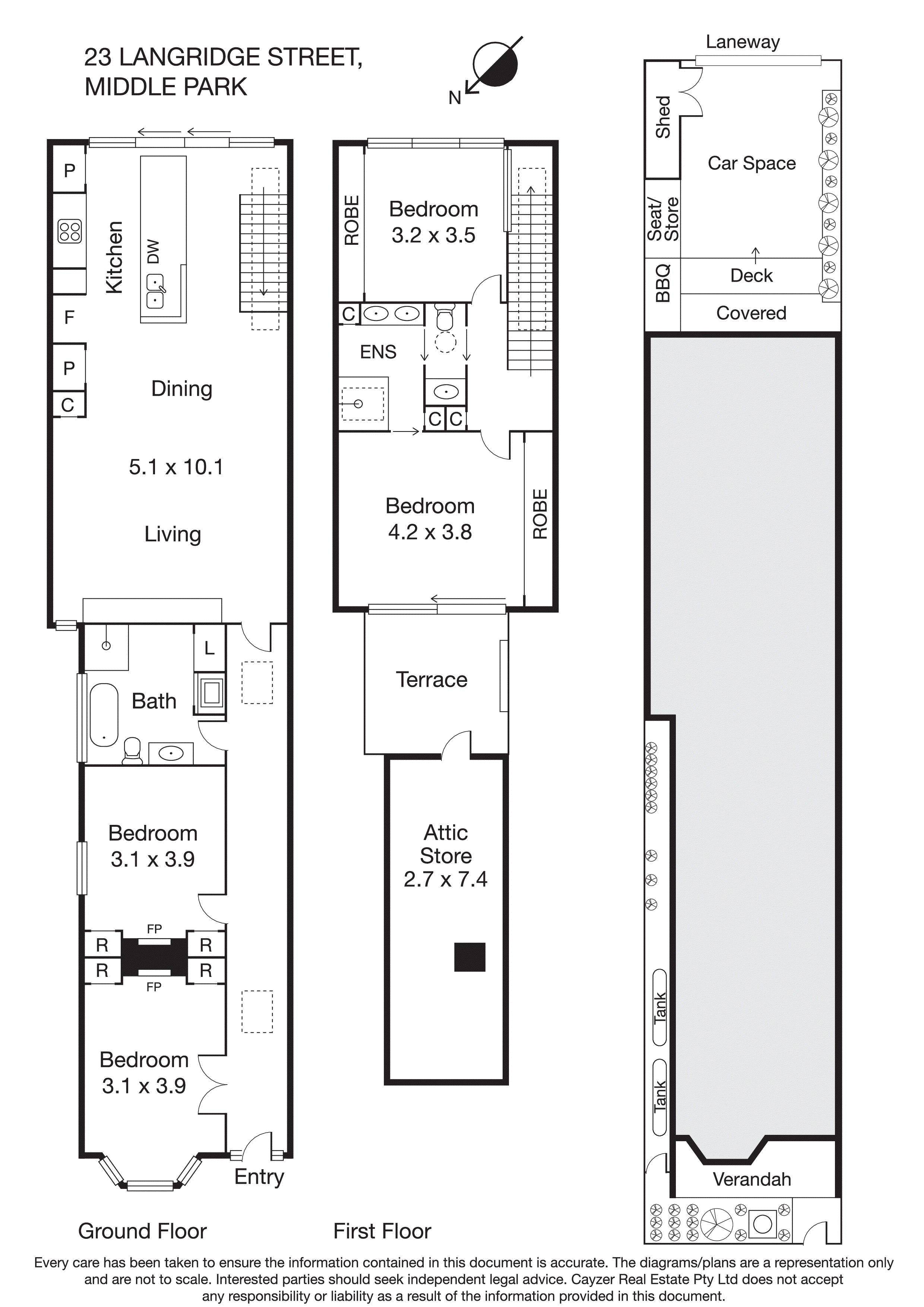 23 Langridge Street, MIDDLE PARK VIC 3206 - Floorplan