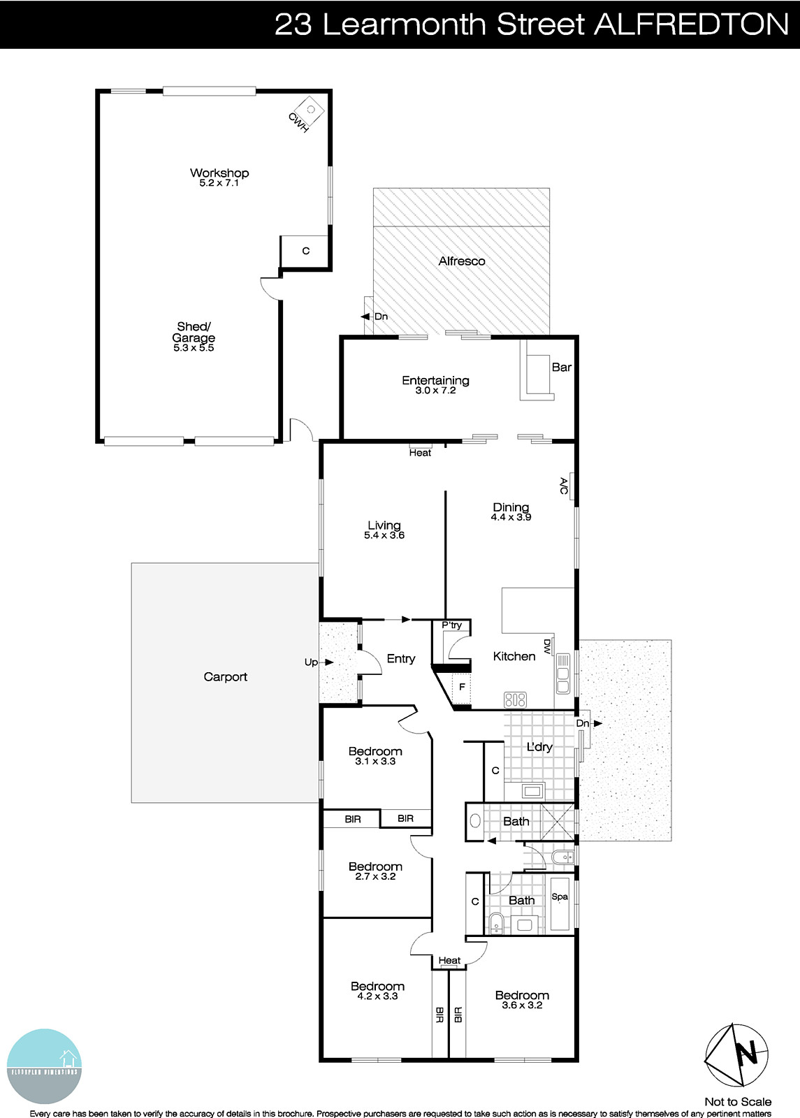 23 Learmonth Street, Alfredton VIC 3350 - Floorplan