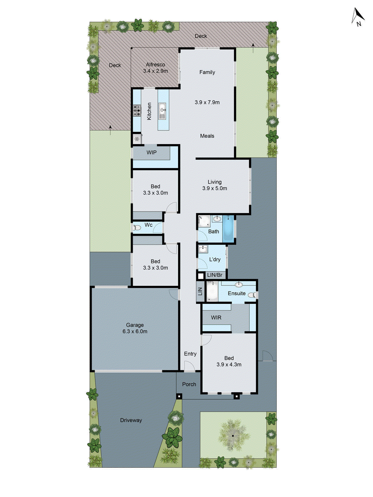 23 Mallacoota Crescent, Armstrong Creek VIC 3217 - Floorplan