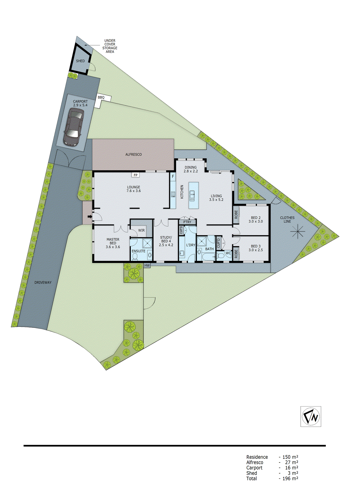 23 Malmo Court, Keysborough VIC 3173 - Floorplan