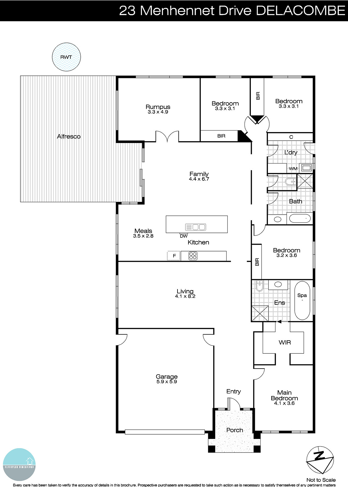 23 Menhennet Drive, Delacombe VIC 3356 - Floorplan