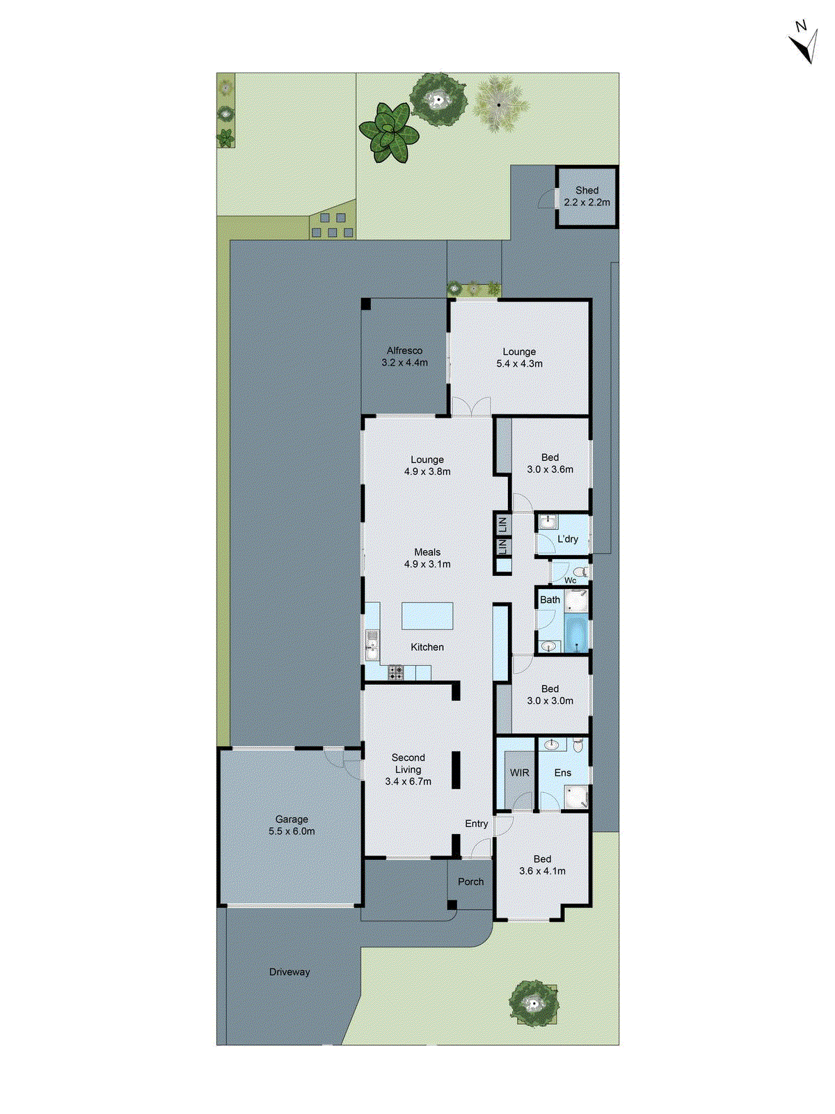 23 Michael Court, Grovedale VIC 3216 - Floorplan