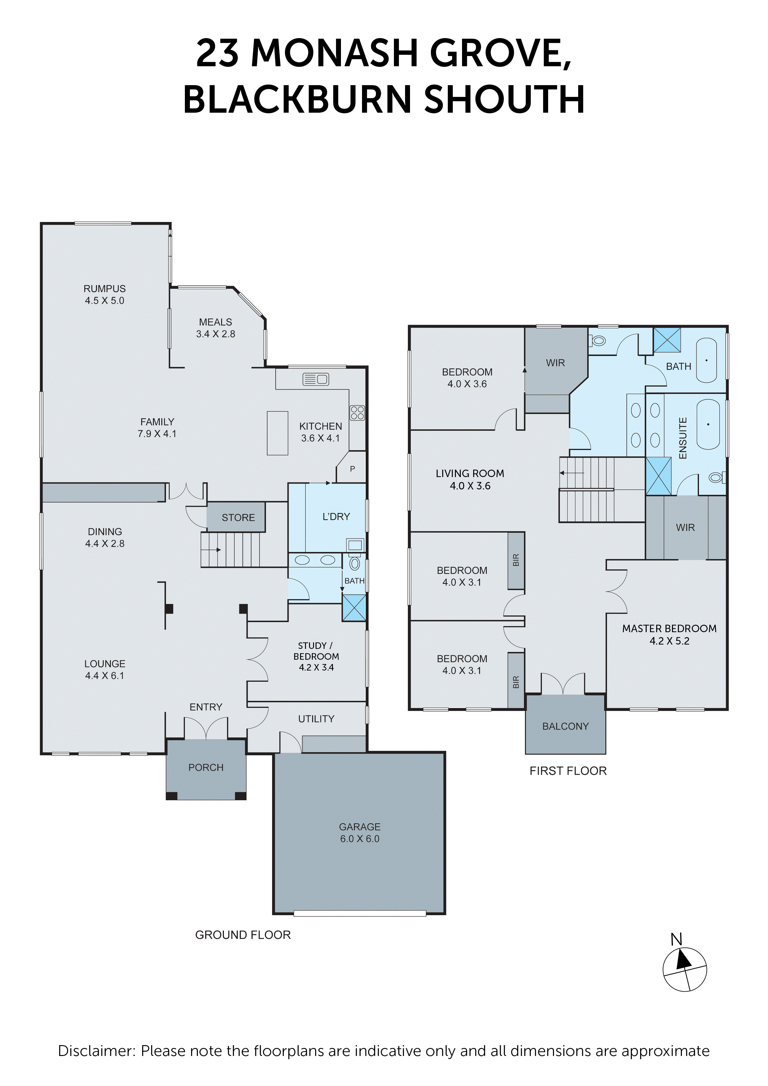 23 Monash Grove, Blackburn South VIC 3130 - Floorplan