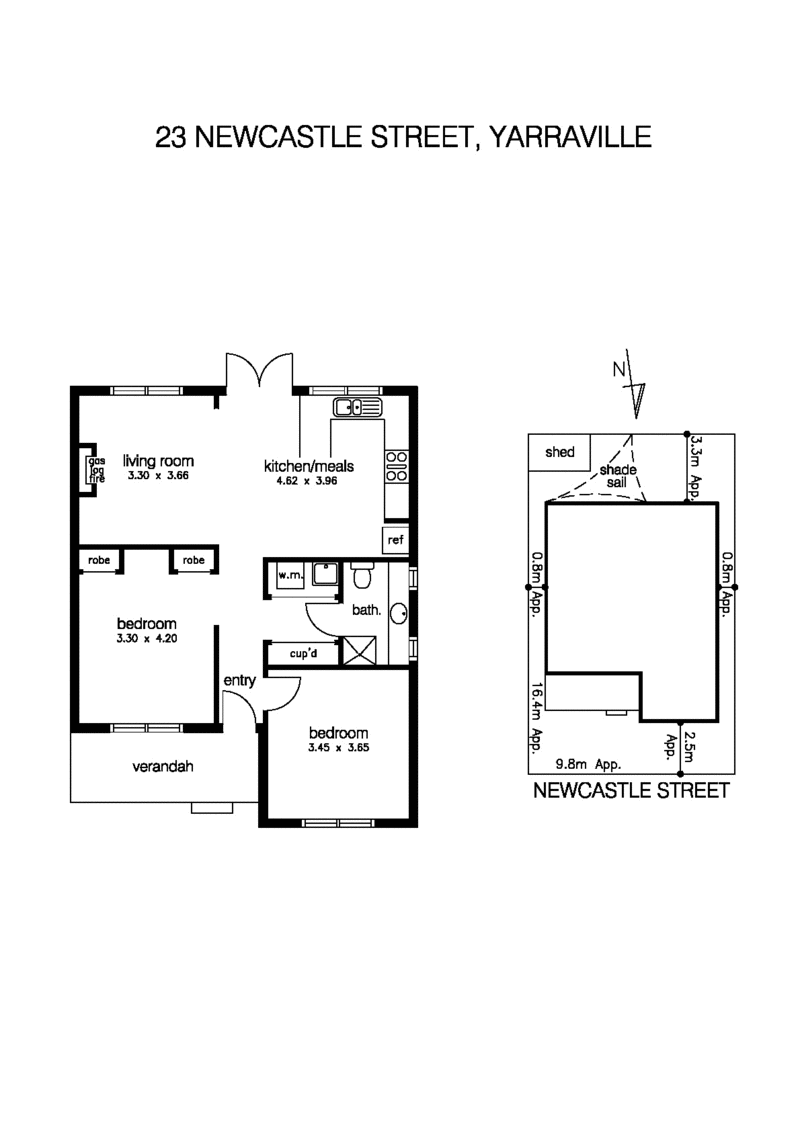 23 Newcastle Street, YARRAVILLE VIC 3013 - Floorplan