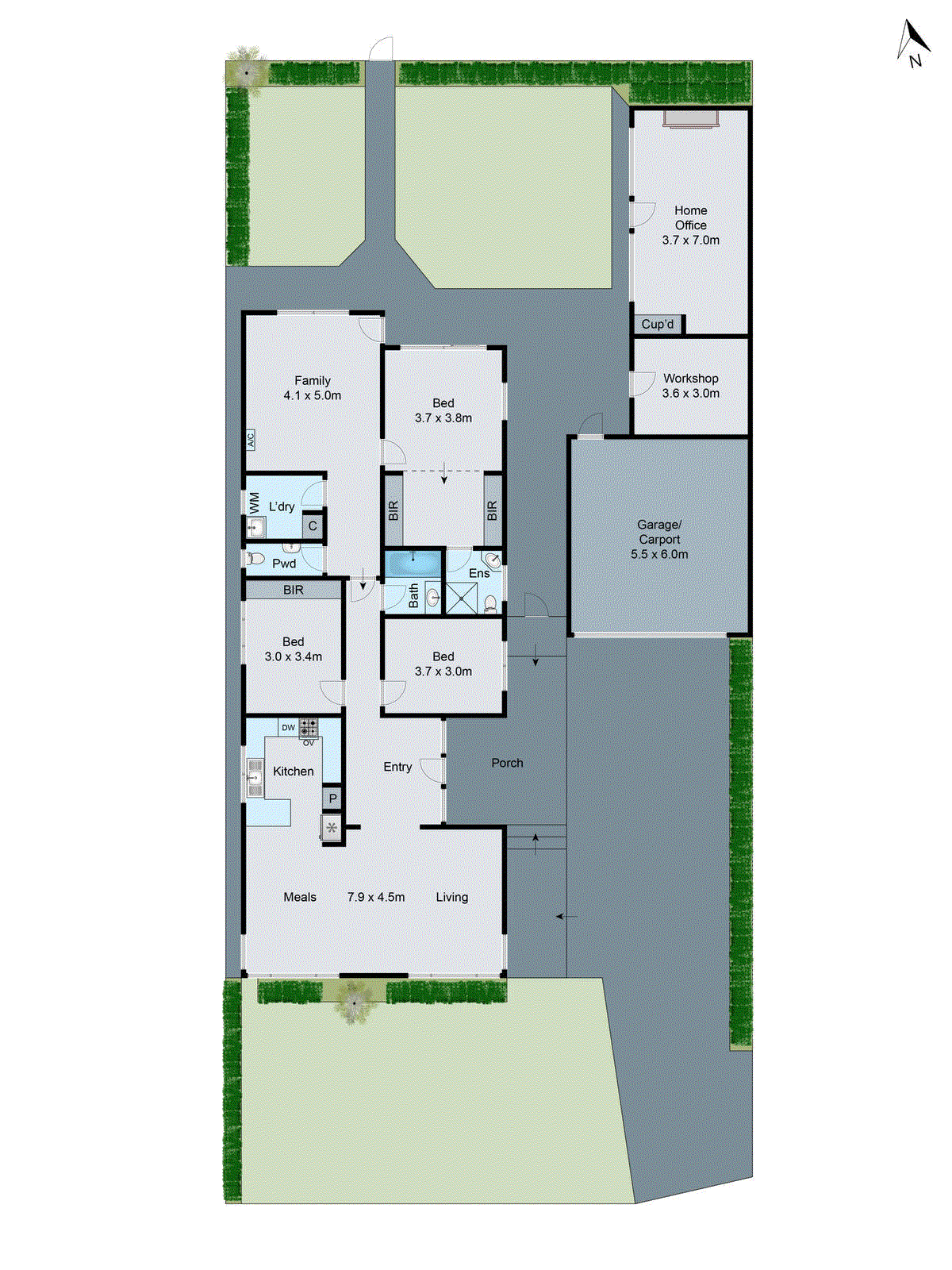23 Old Eastern Court, Oakleigh South VIC 3167 - Floorplan
