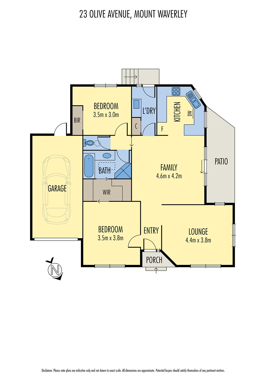 23 Olive Avenue, Mount Waverley VIC 3149 - Floorplan