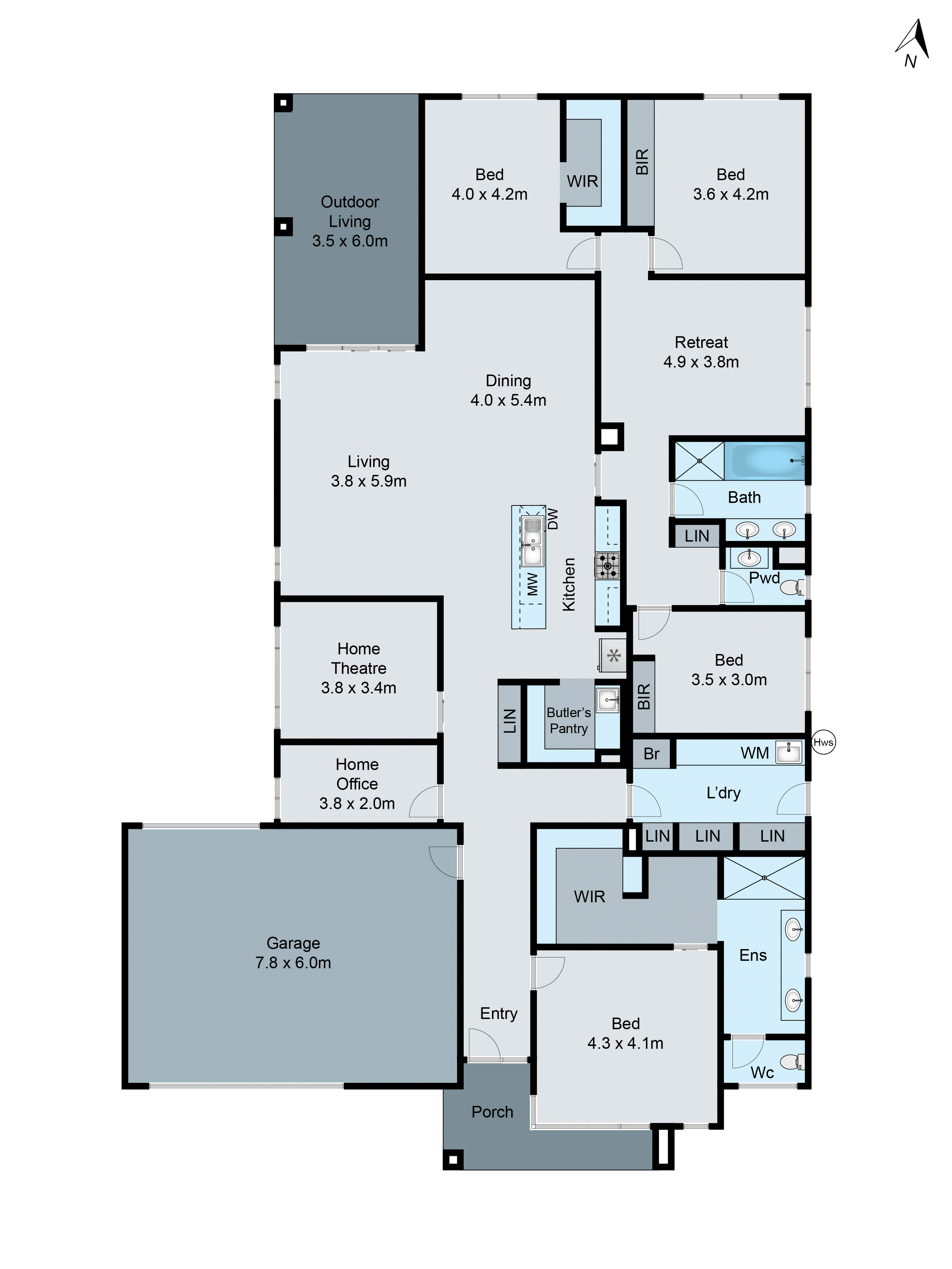 23 Pienza Way, Leopold VIC 3224 - Floorplan