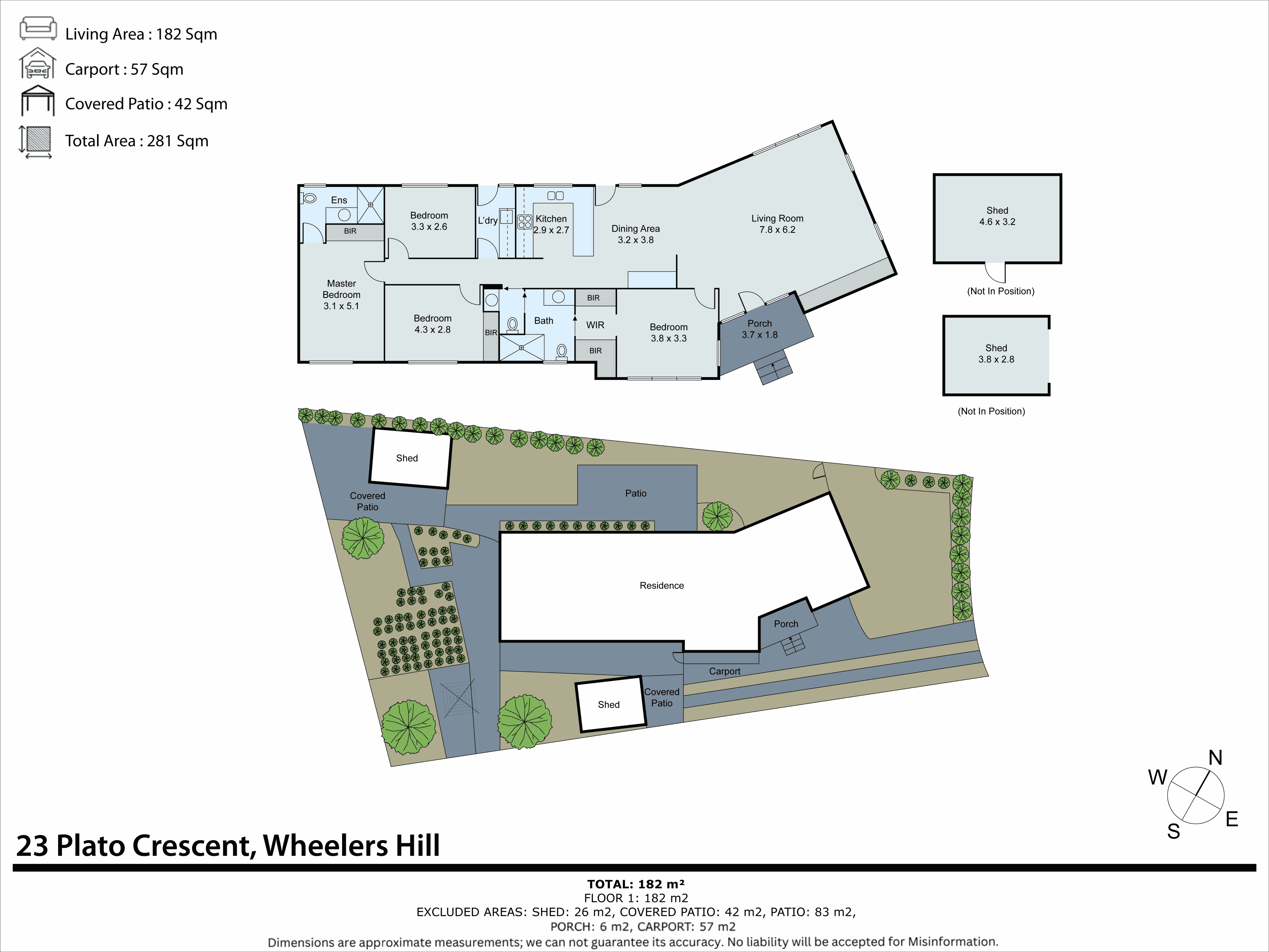 23 Plato Crescent, Wheelers Hill VIC 3150 - Floorplan