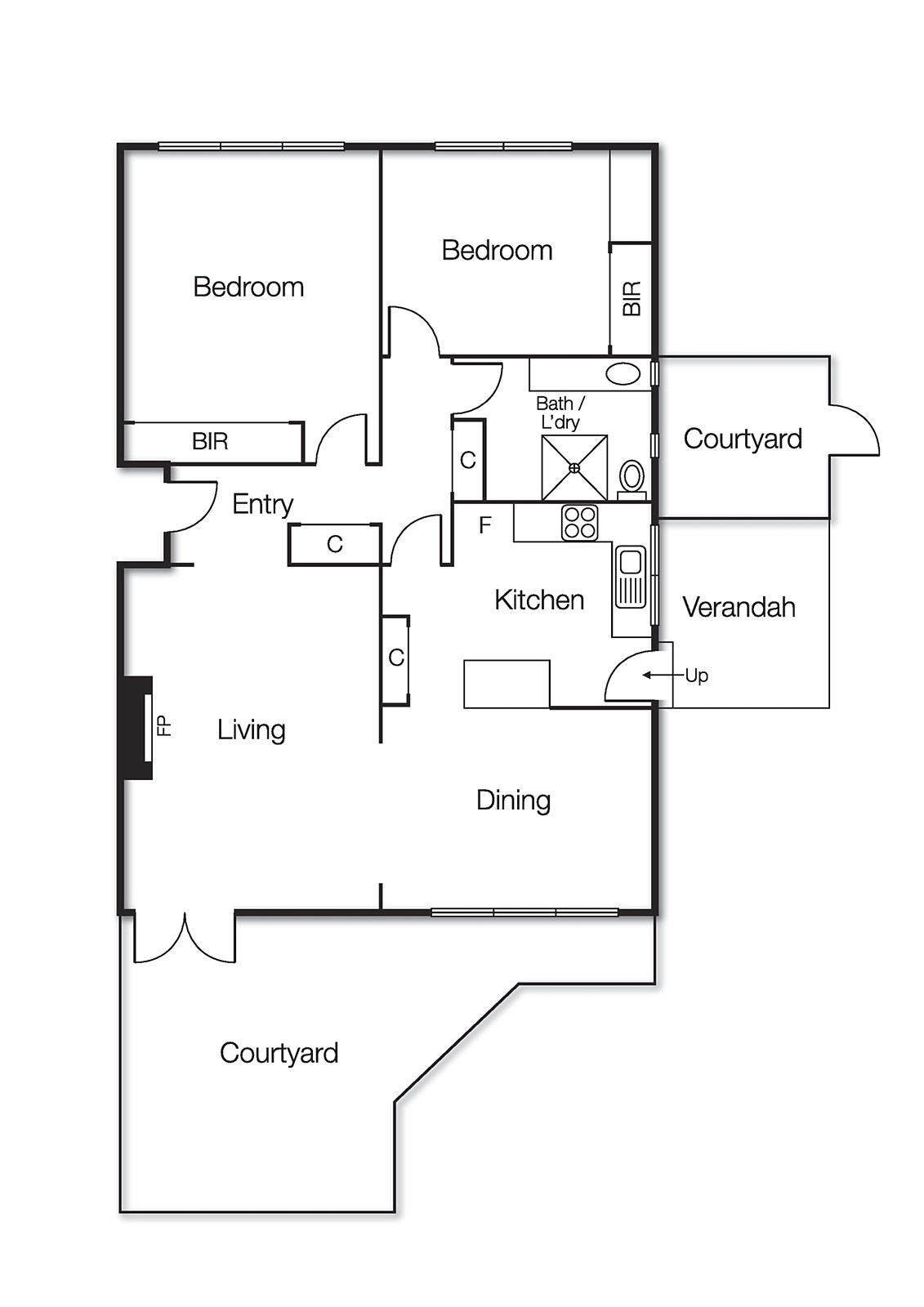 2/3 Railway Avenue, Brighton VIC 3186 - Floorplan