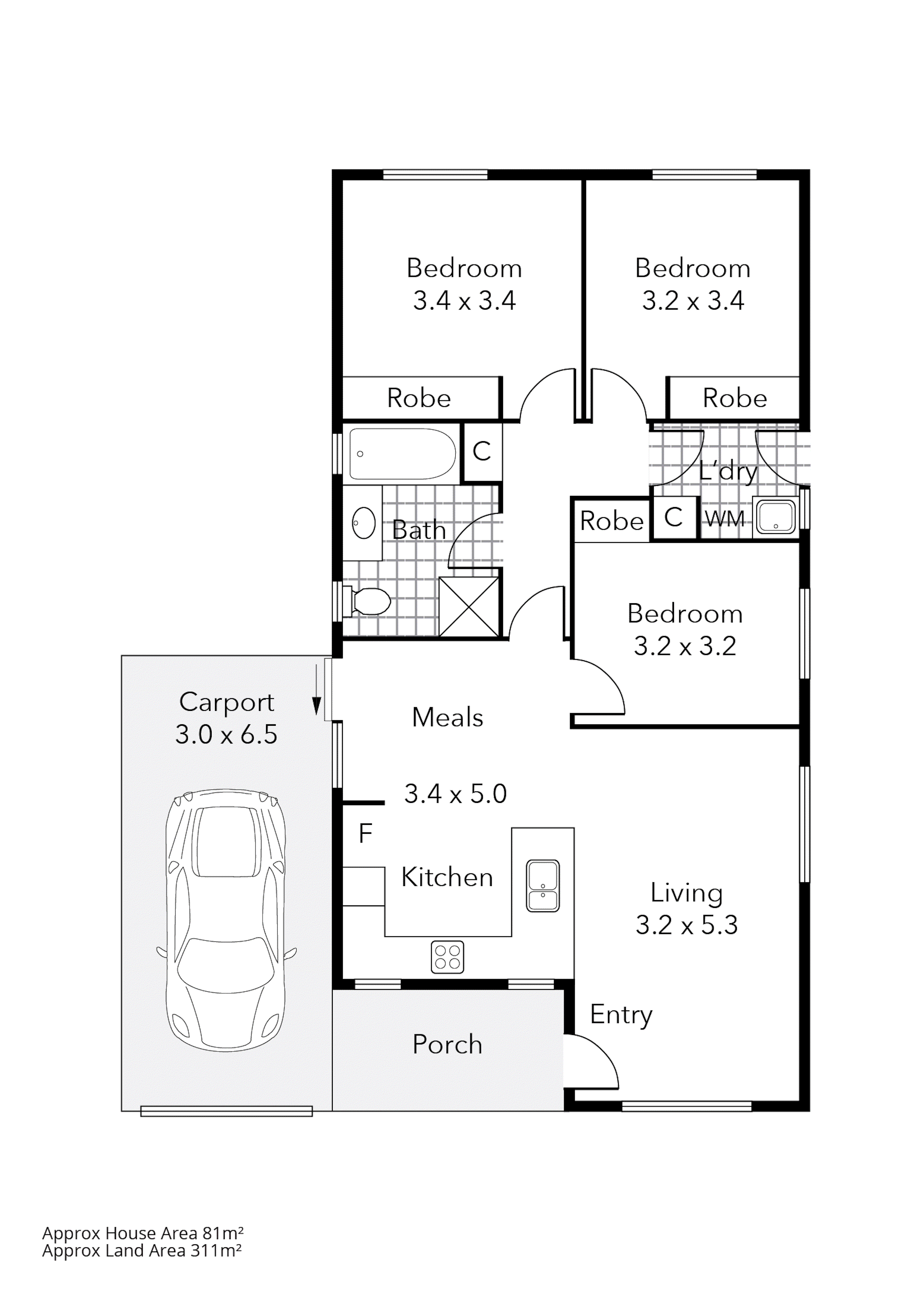 23 Royale Street, Delacombe VIC 3356 - Floorplan
