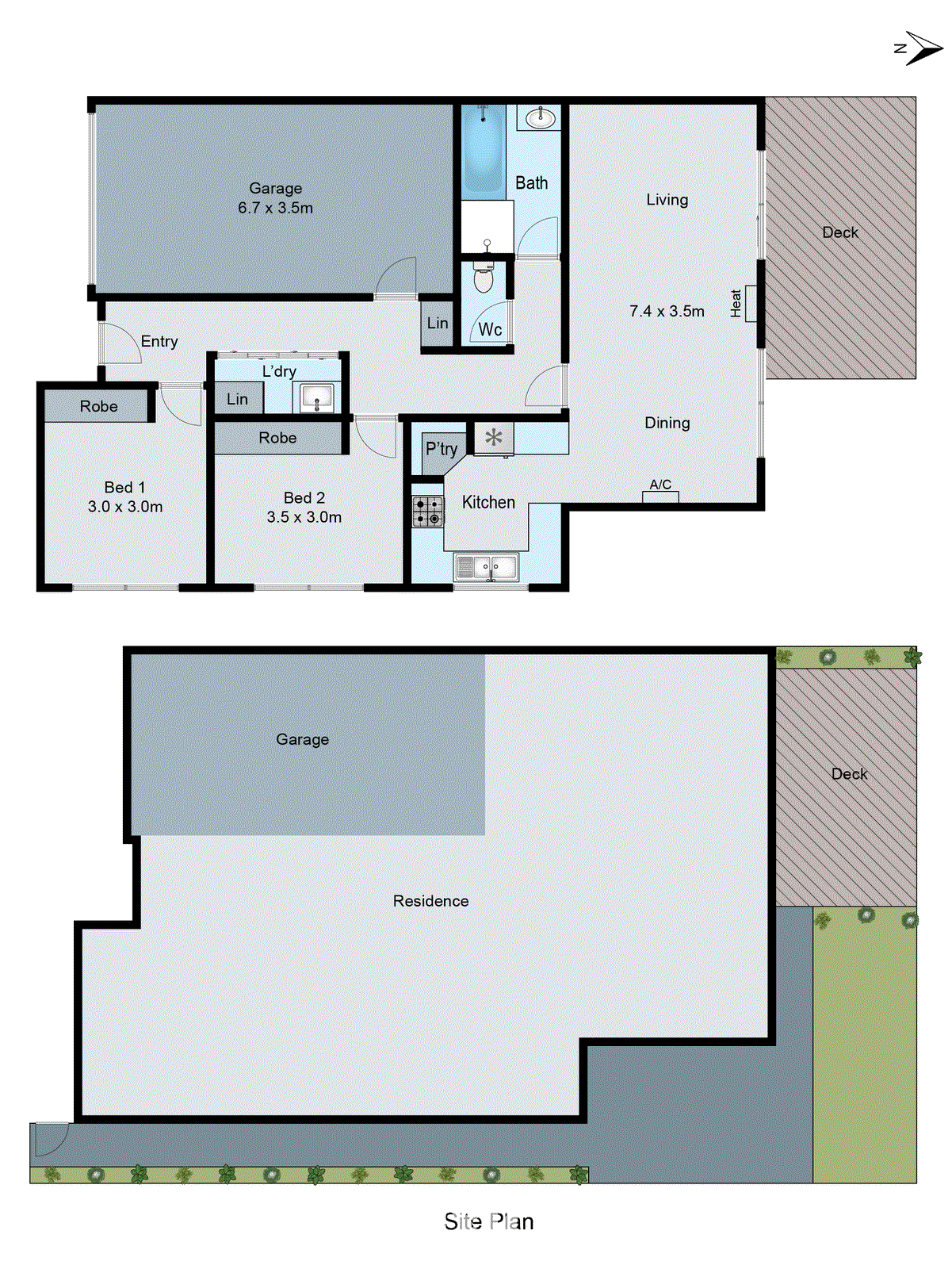 2/3 Saltpan Place, Newcomb VIC 3219 - Floorplan