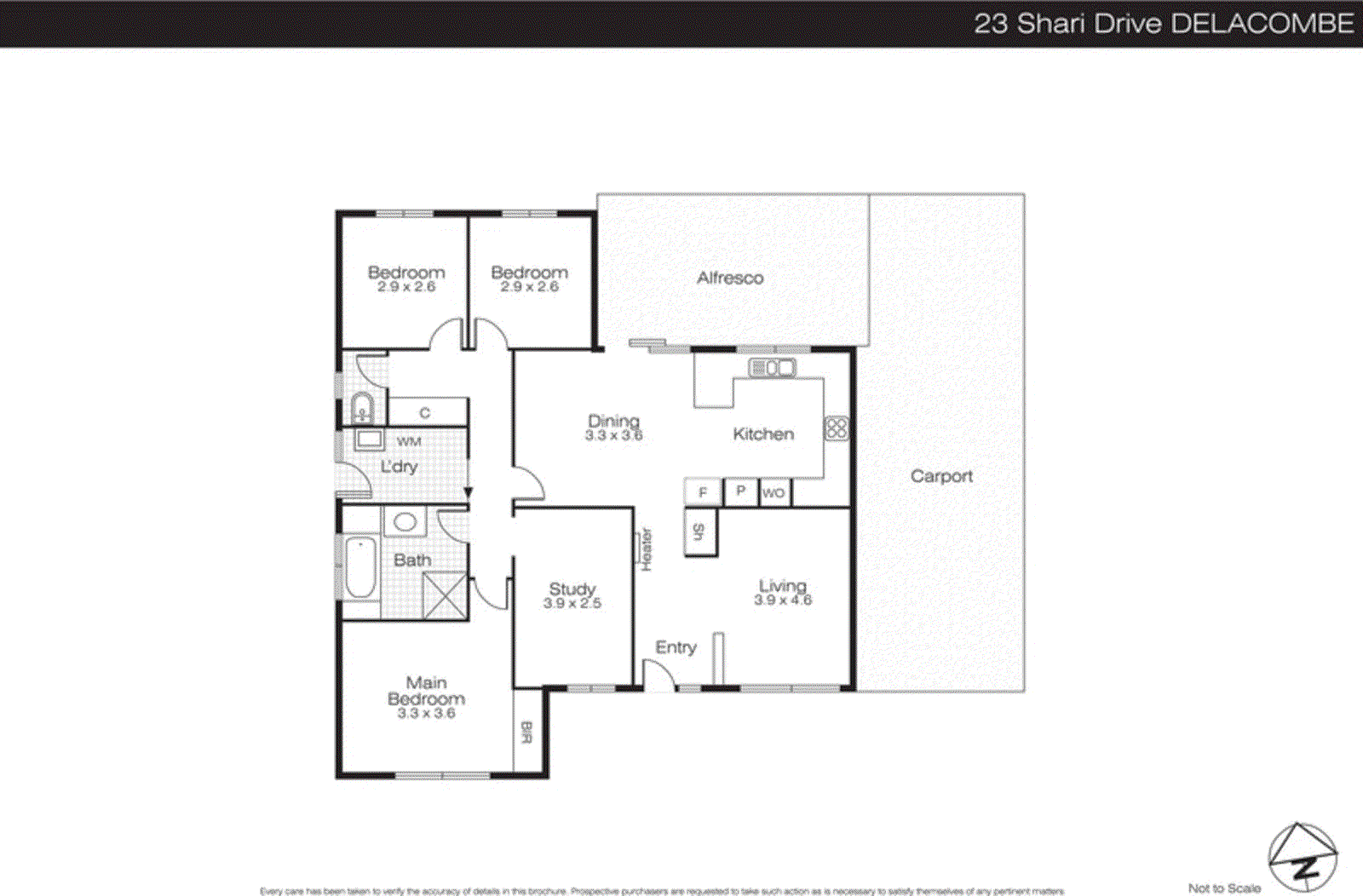 23 Shari Drive, Delacombe VIC 3356 - Floorplan