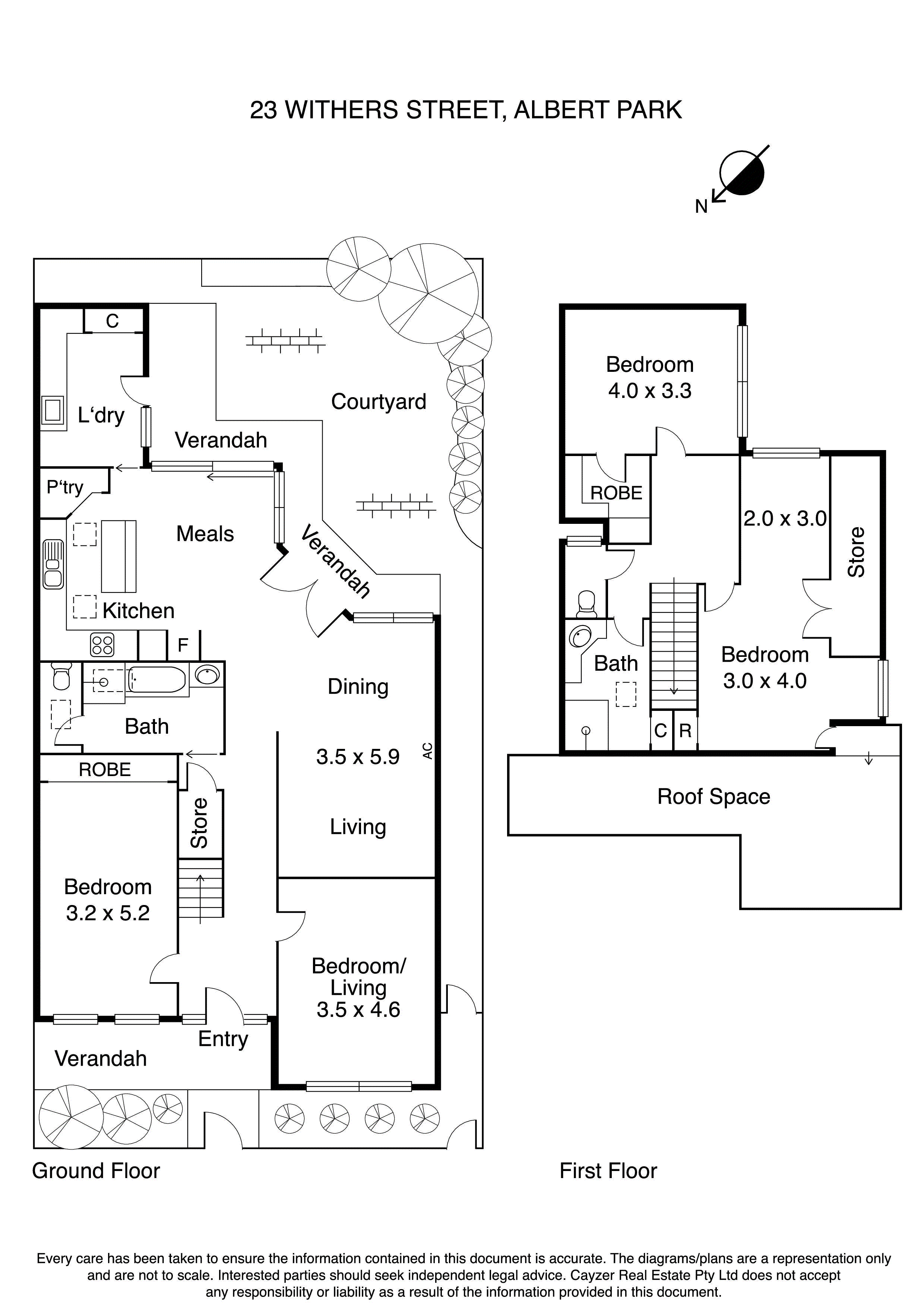 23 Withers Street, ALBERT PARK VIC 3206 - Floorplan
