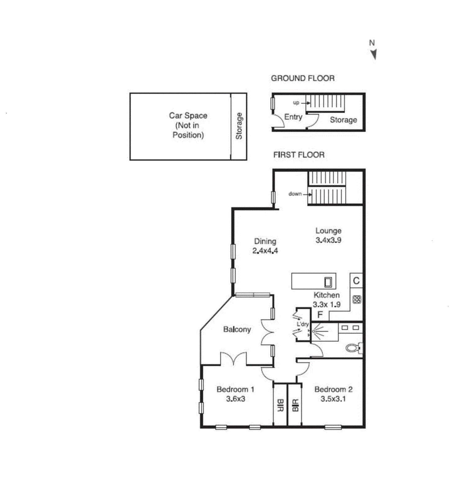 2/30-32 Broadway, Elwood VIC 3184 - Floorplan