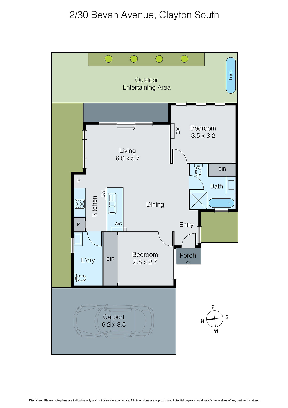 2/30 Bevan Avenue, Clayton South VIC 3169 - Floorplan