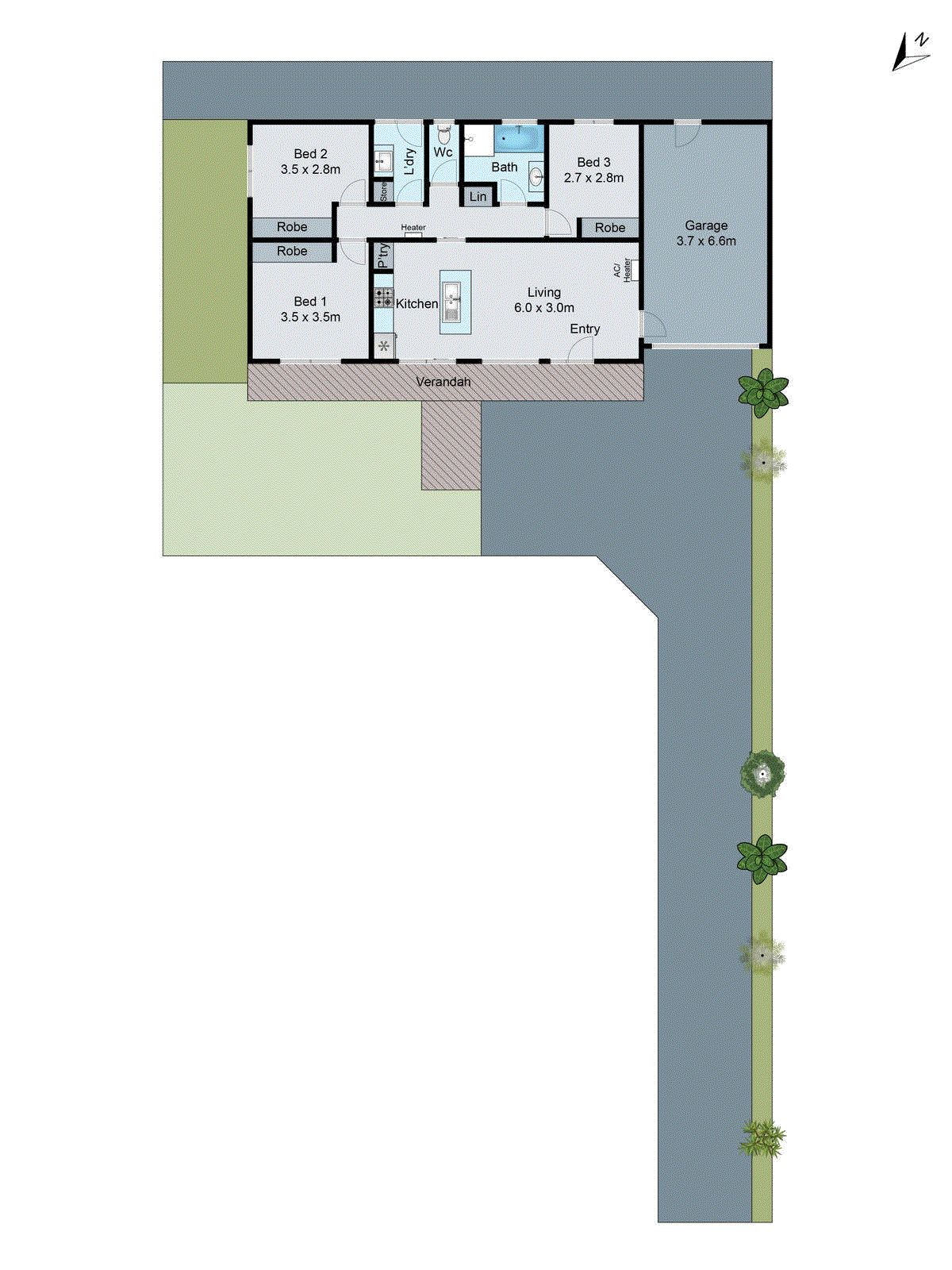 2/30 Tate Street, Thomson VIC 3219 - Floorplan