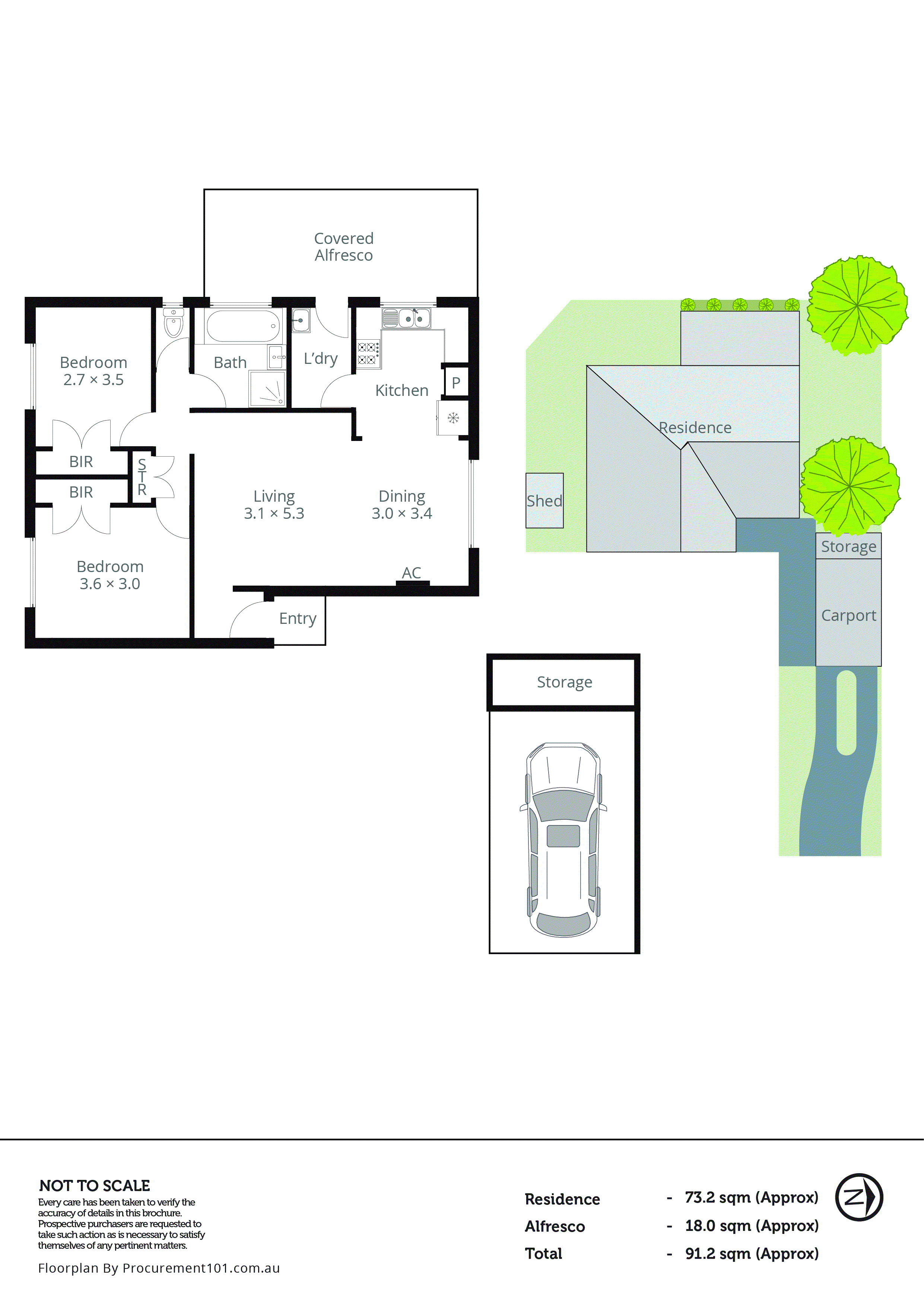 2/300 Corrigan Road, Keysborough VIC 3173 - Floorplan