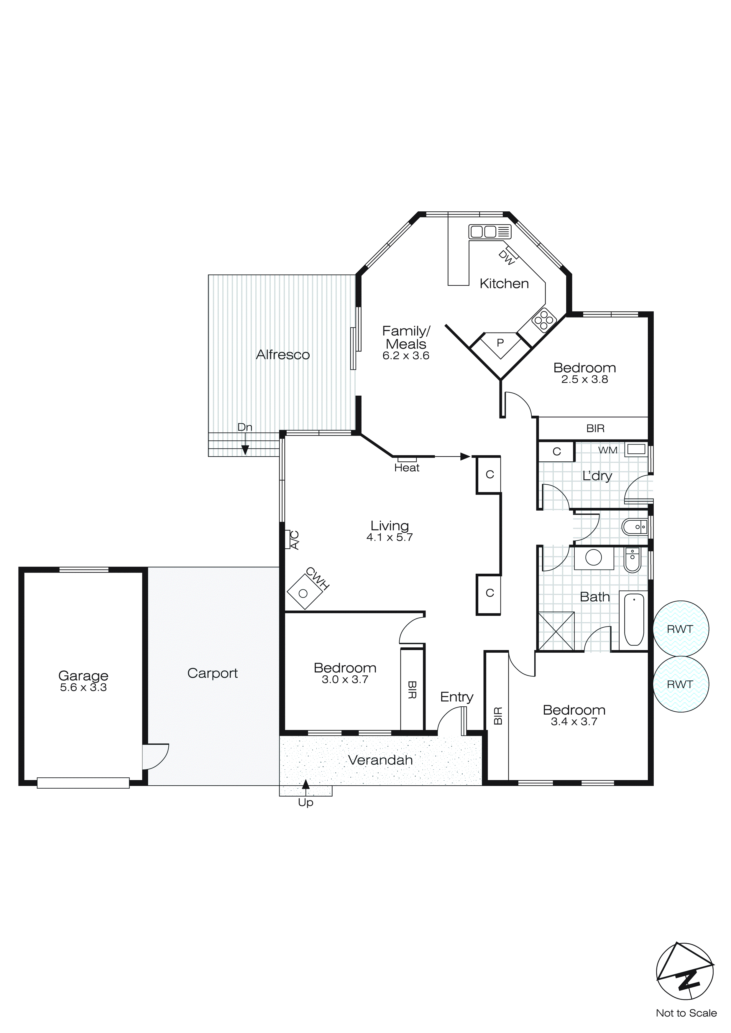 2/302 Yuille Street, Buninyong VIC 3357 - Floorplan