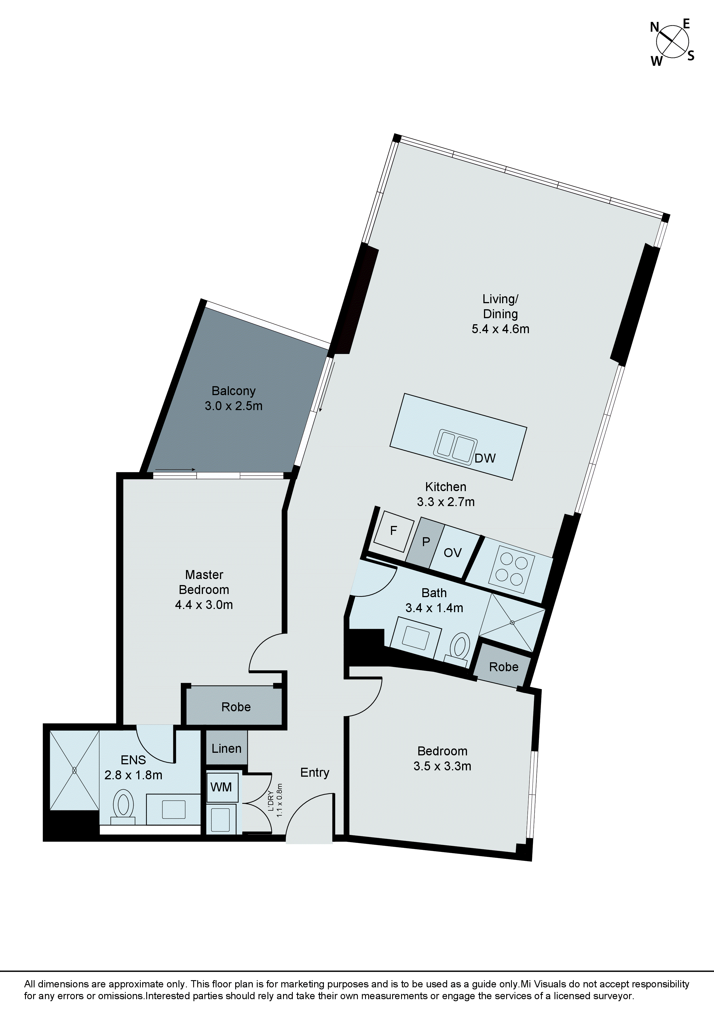 2306/9 Waterside Place, Docklands VIC 3008 - Floorplan