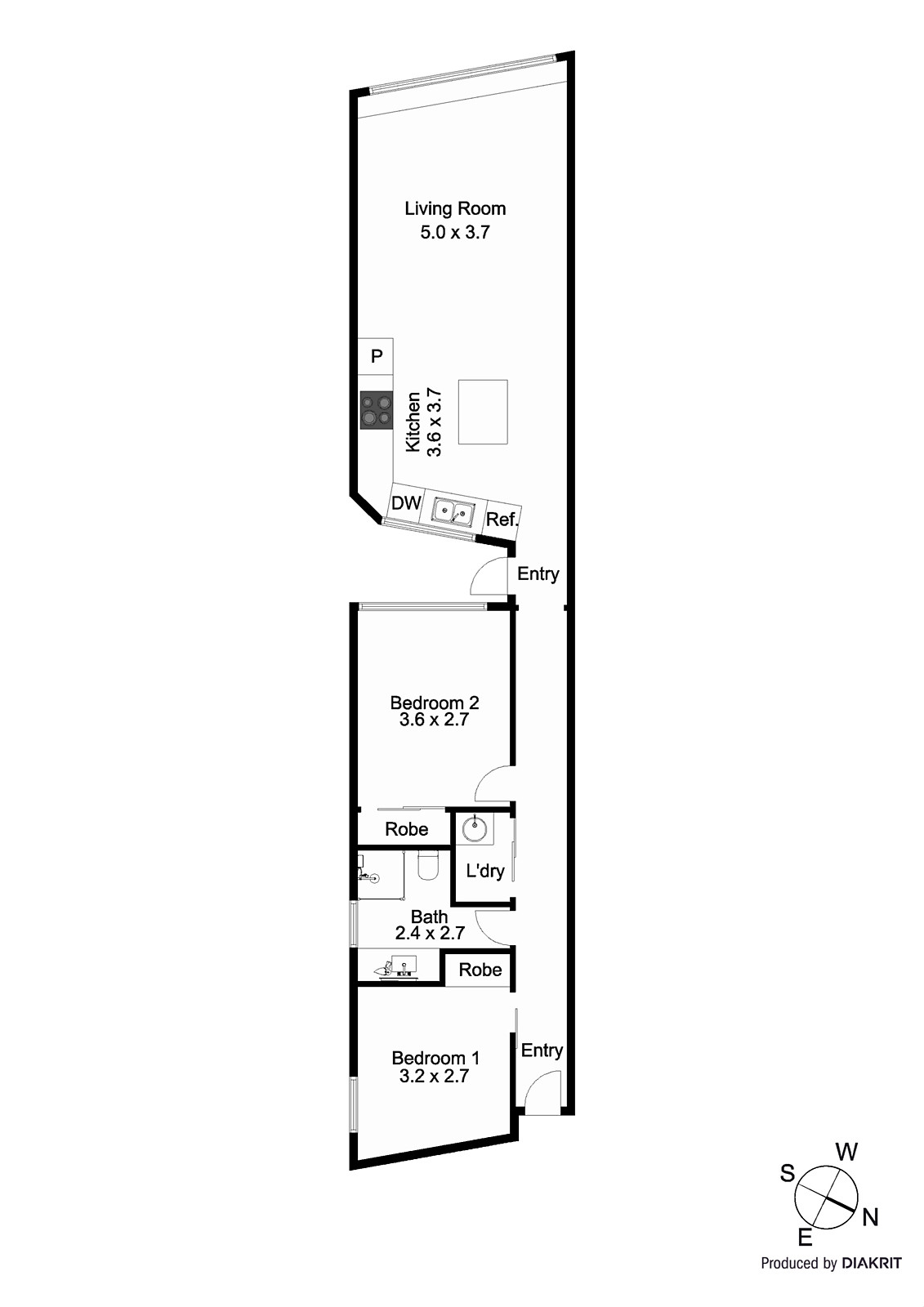 2/307 Beach Road, Black Rock VIC 3193 - Floorplan