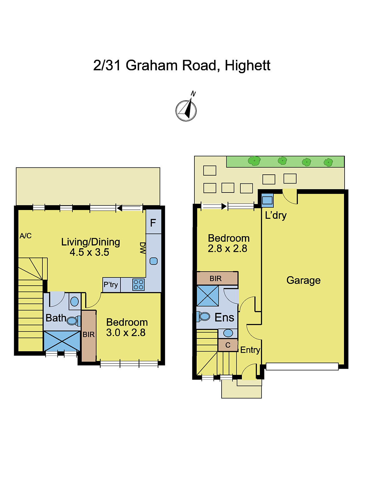 2/31 Graham Road, Highett VIC 3190 - Floorplan