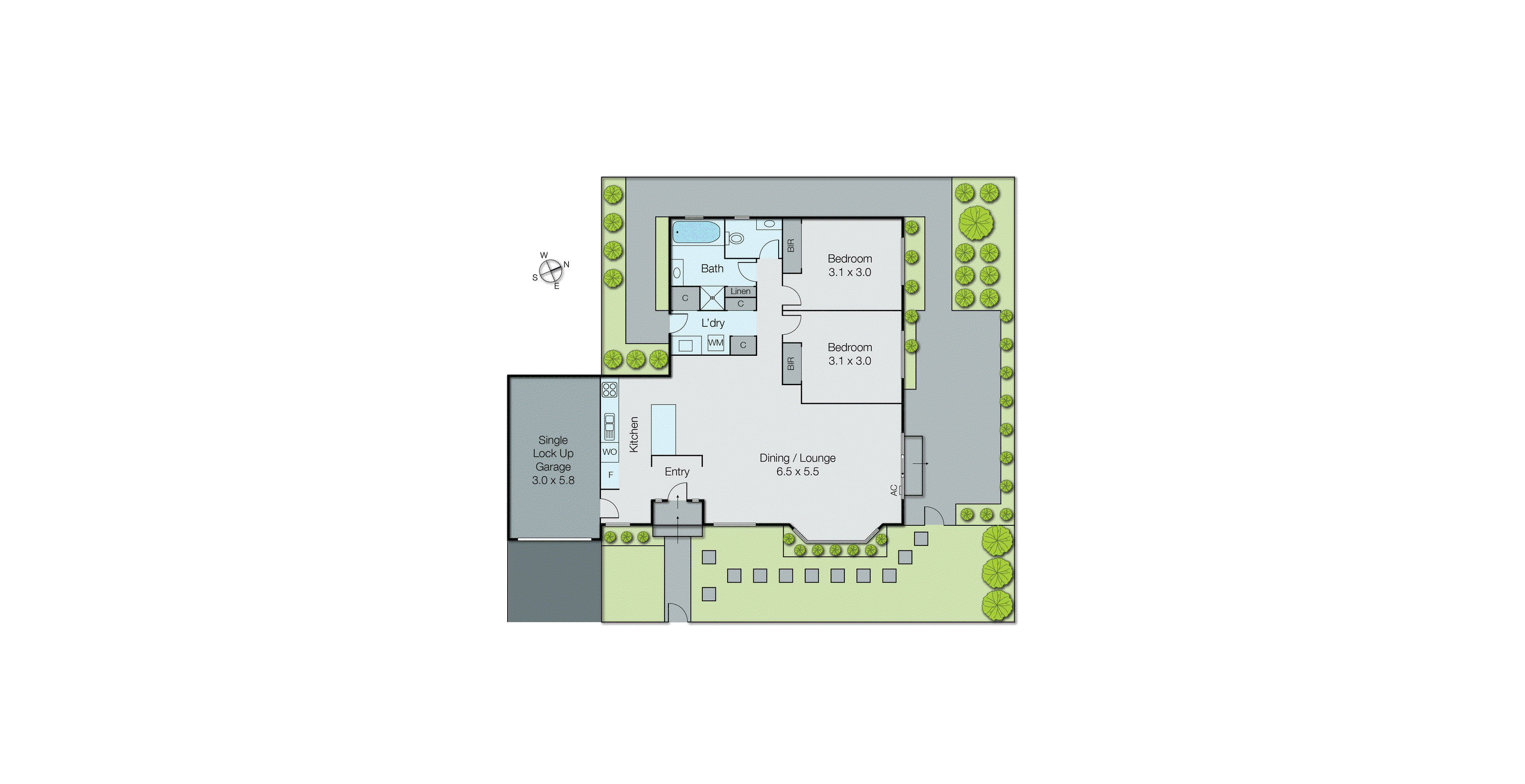 2/31 Hamer Street, Moorabbin VIC 3189 - Floorplan