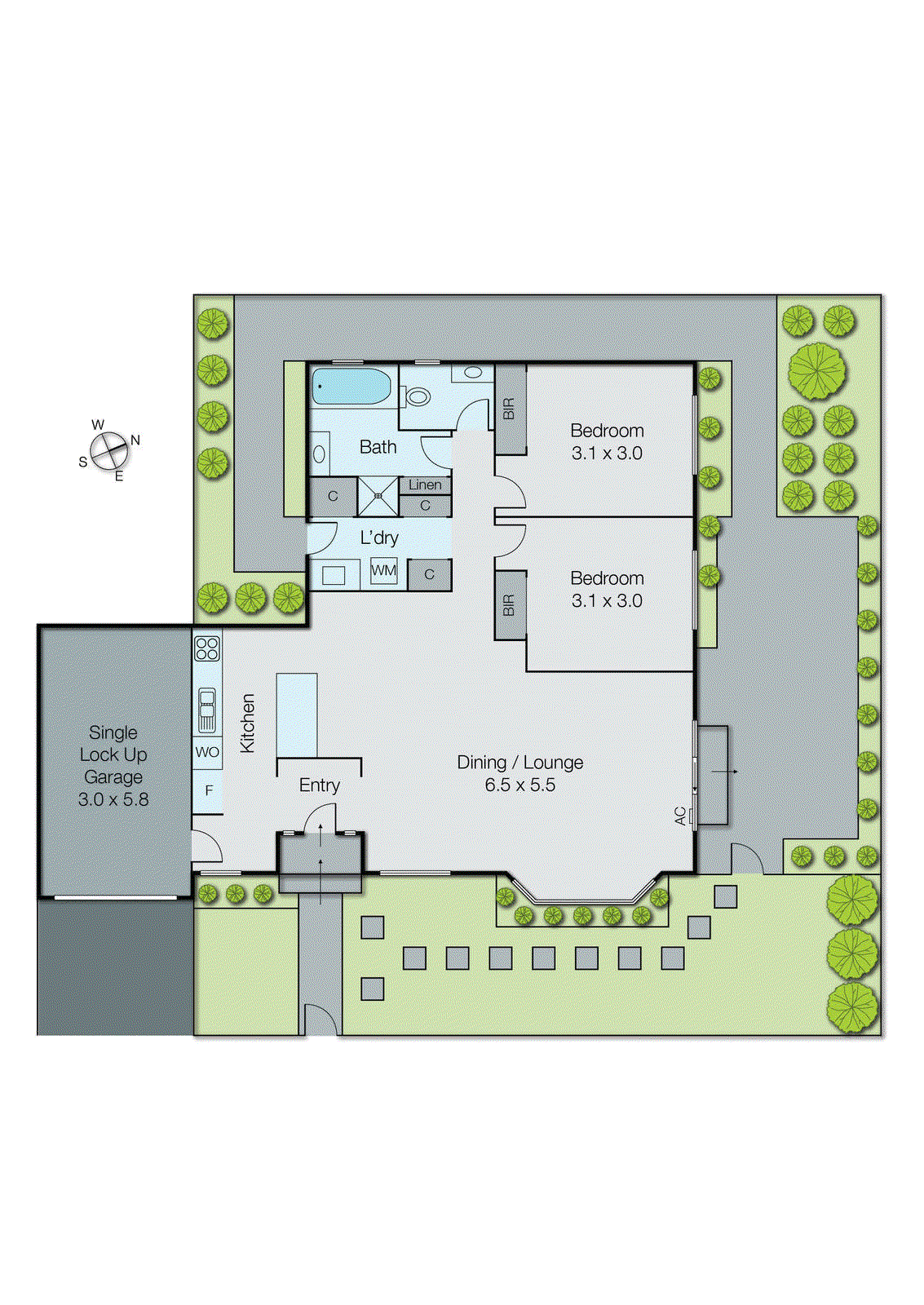2/31 Hamer Street, Moorabbin VIC 3189 - Floorplan