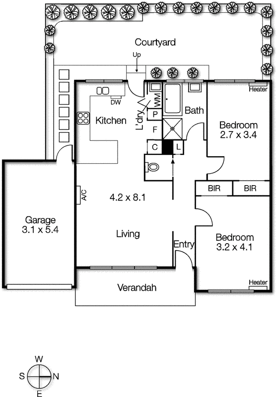 2/31 Second Street, Black Rock VIC 3193 - Floorplan