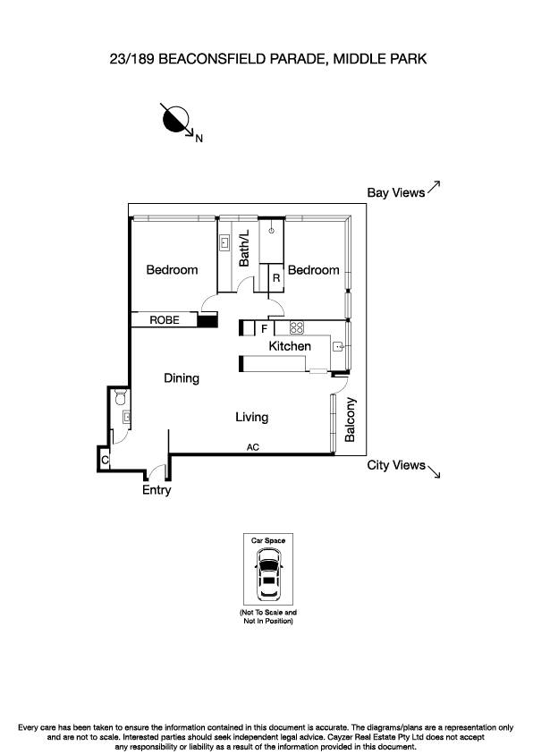 23/189 Beaconsfield Parade, MIDDLE PARK VIC 3206 - Floorplan