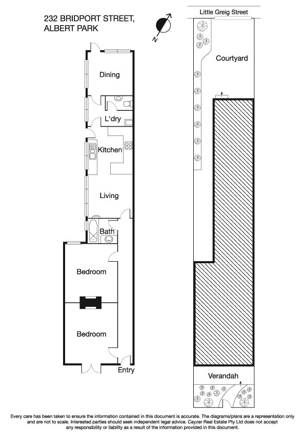 232 Bridport Street West, ALBERT PARK VIC 3206 - Floorplan