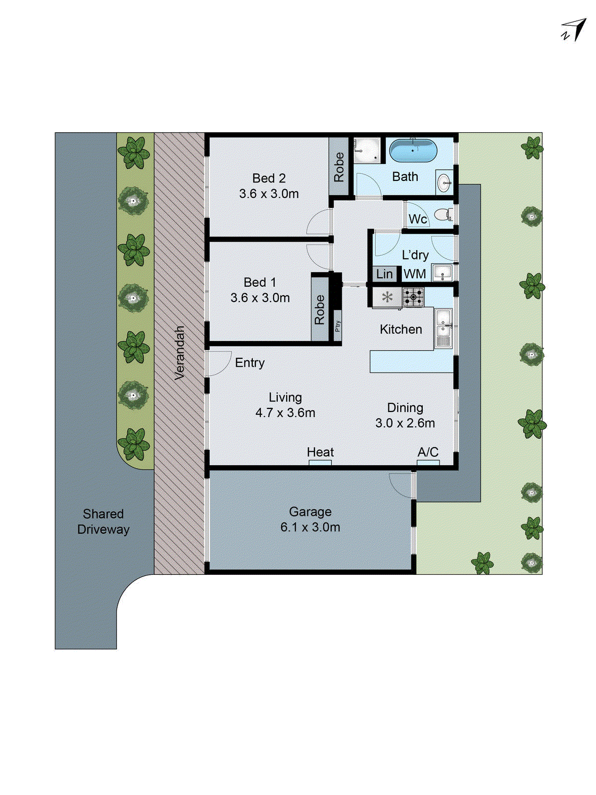 2/32 Lawton Avenue, Geelong West VIC 3218 - Floorplan