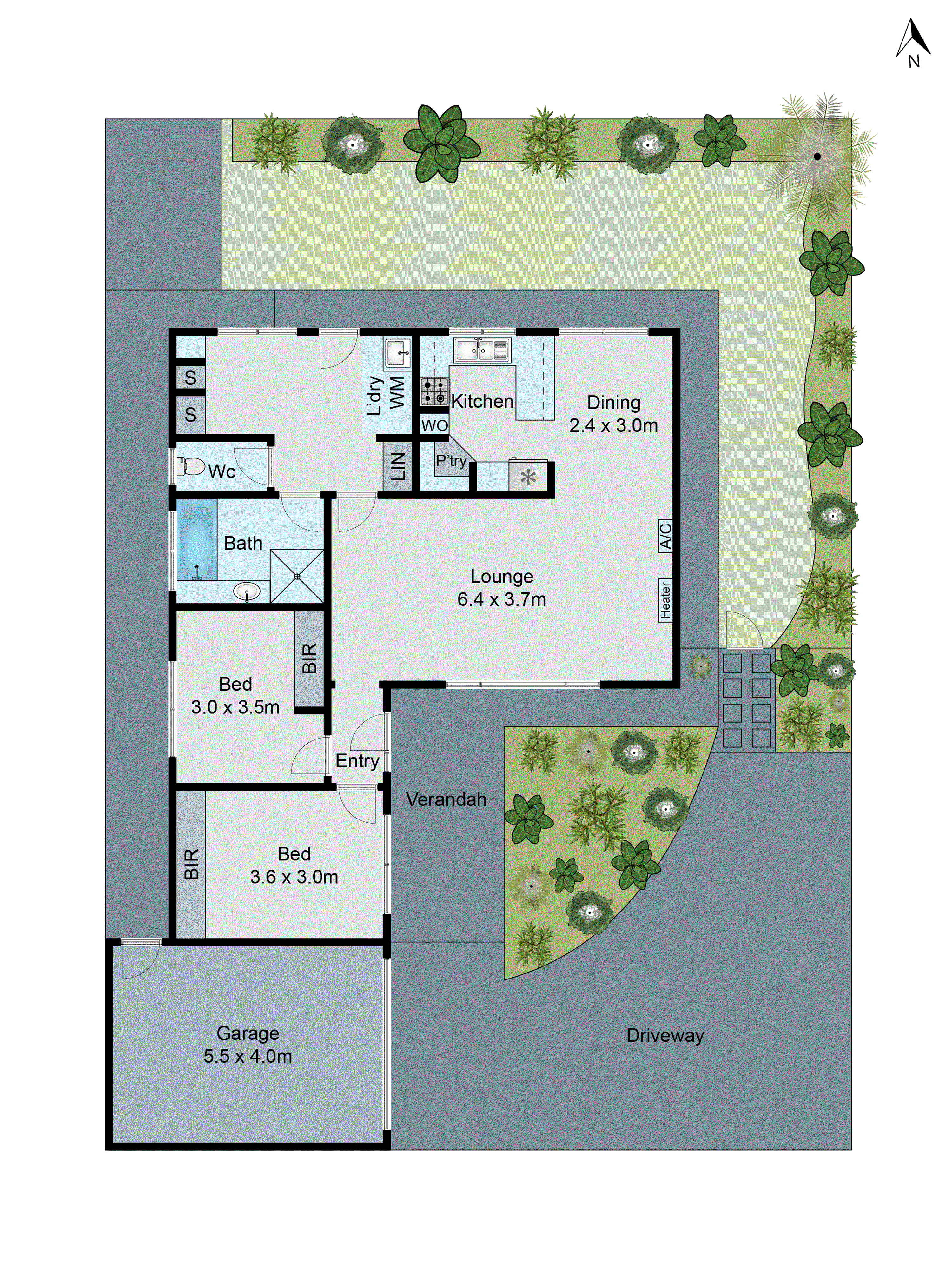 2/320 Aberdeen Street, Manifold Heights VIC 3218 - Floorplan