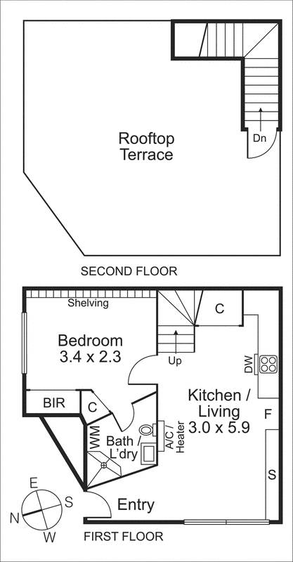 23/22 Abbott Street, Sandringham VIC 3191 - Floorplan