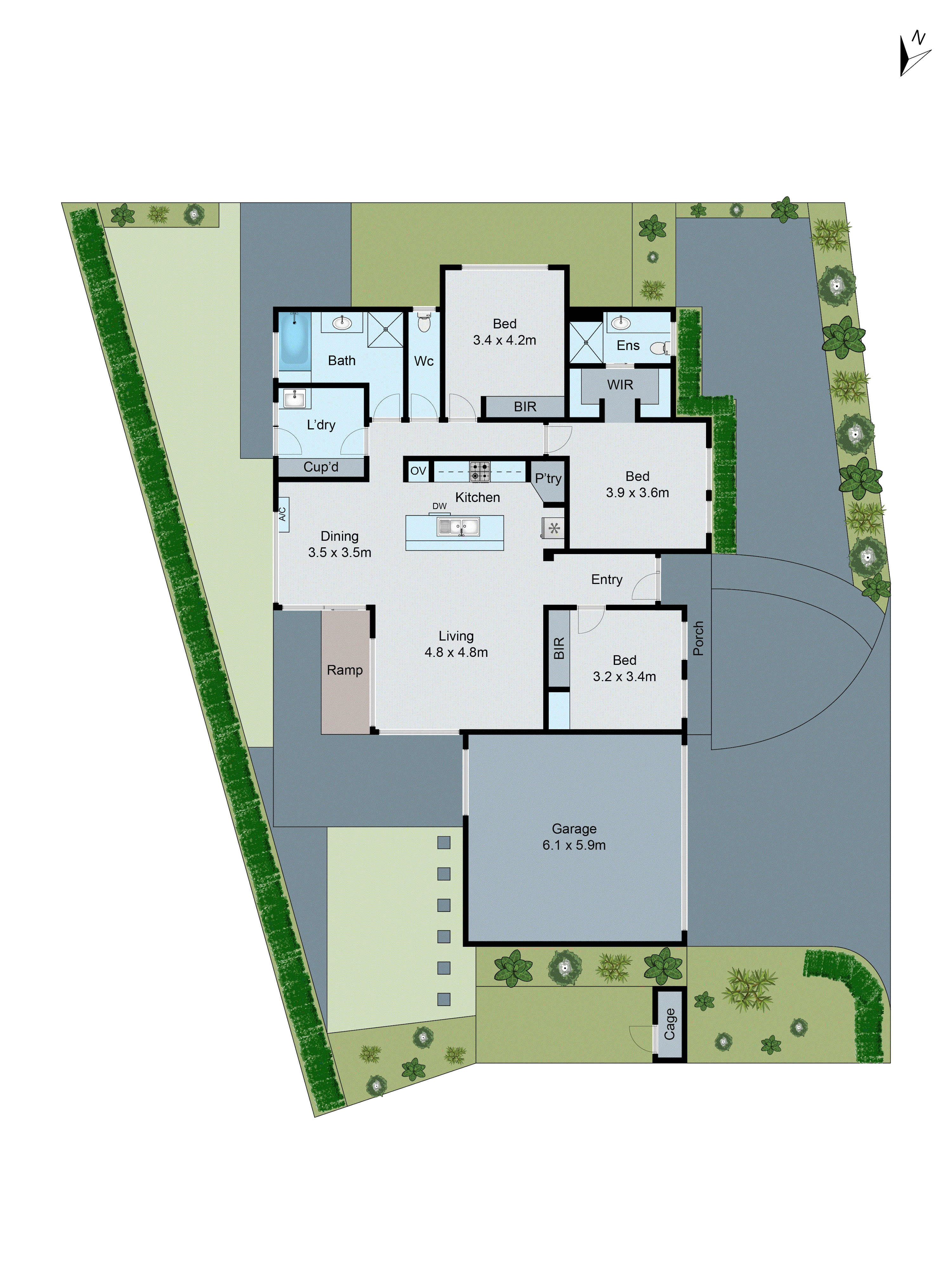 2/33 Meadowvale Drive, Grovedale VIC 3216 - Floorplan