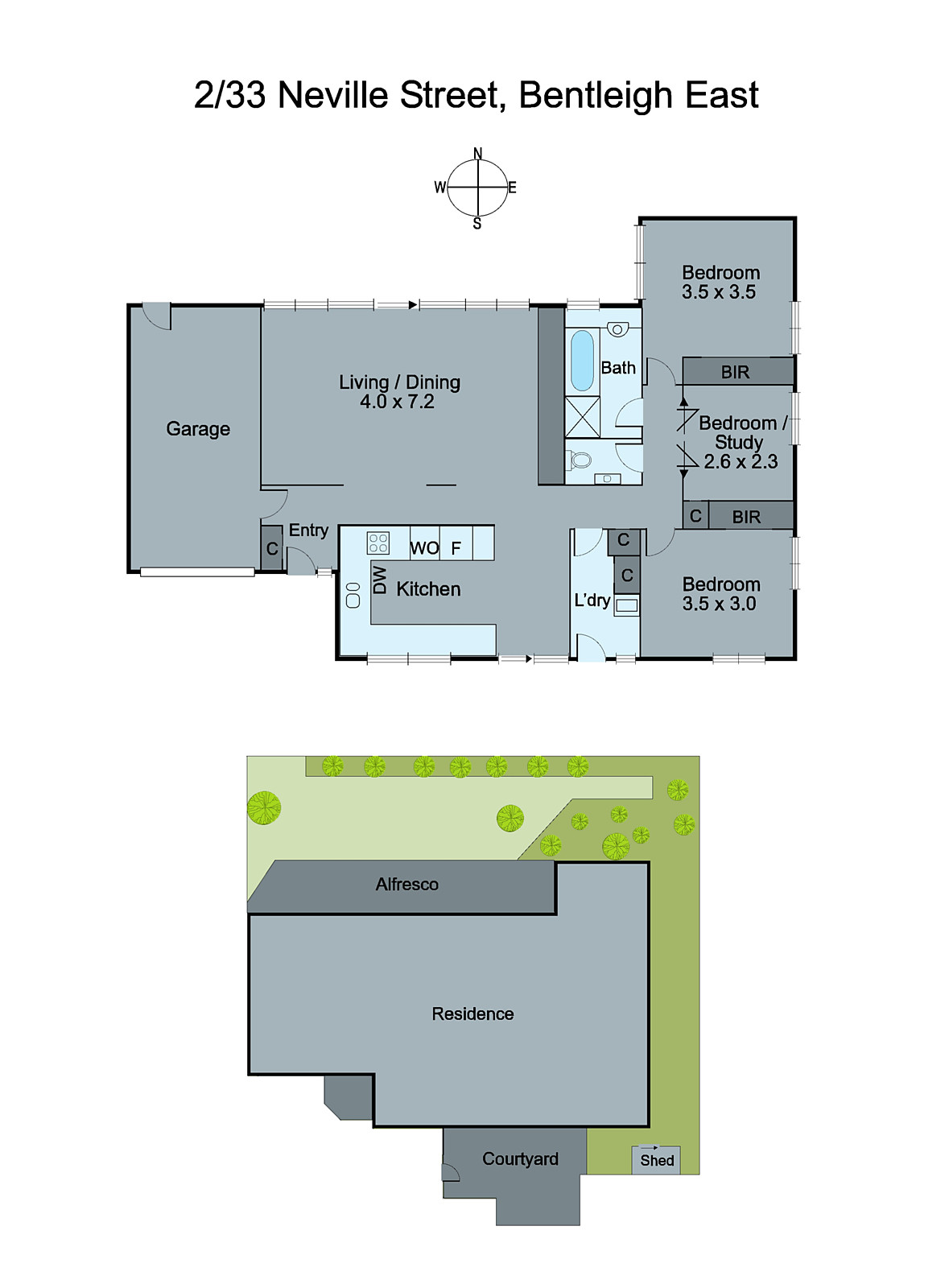 2/33 Neville Street, Bentleigh East VIC 3165 - Floorplan