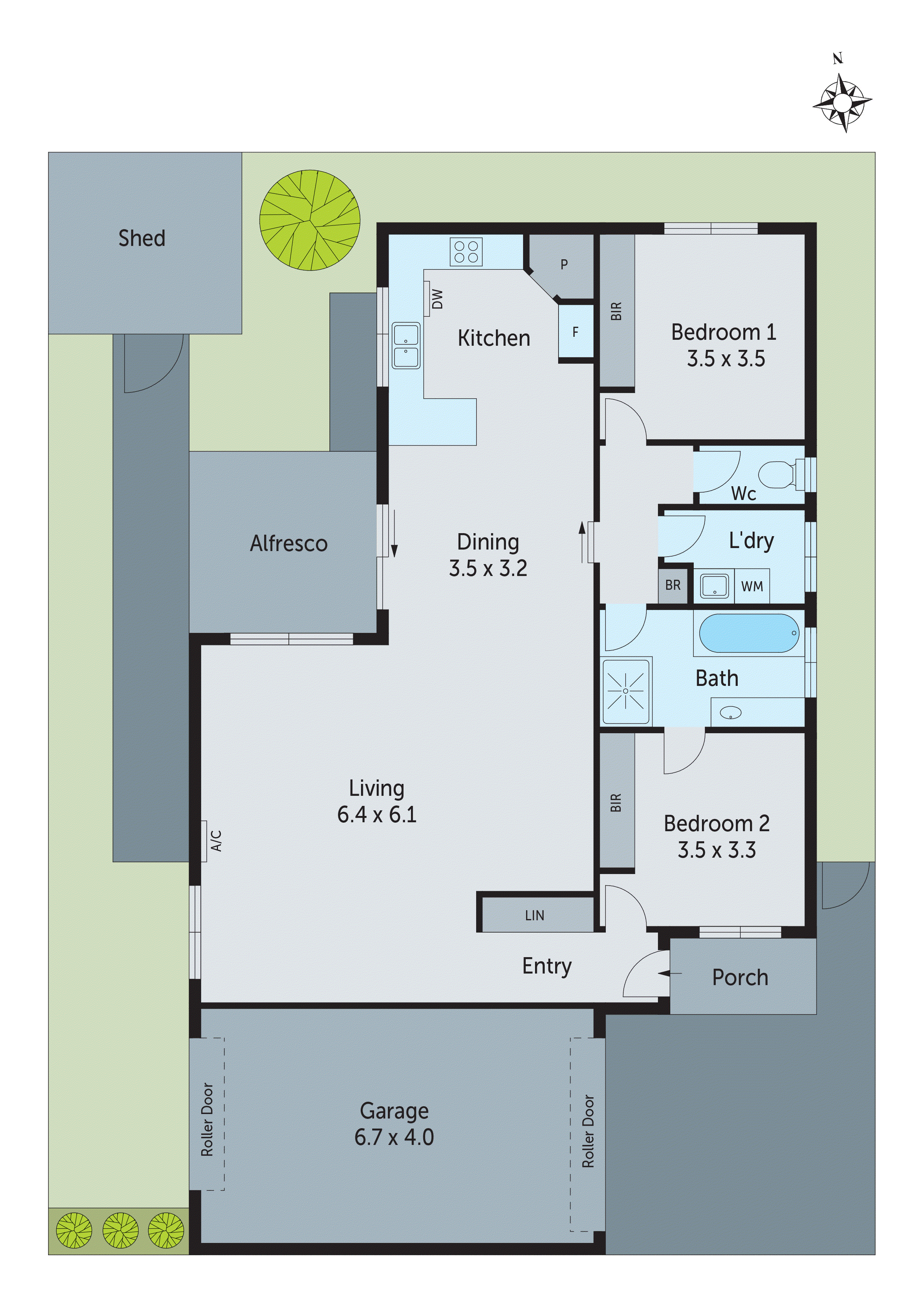 2/33 Polwarth Crescent, Belmont VIC 3216 - Floorplan