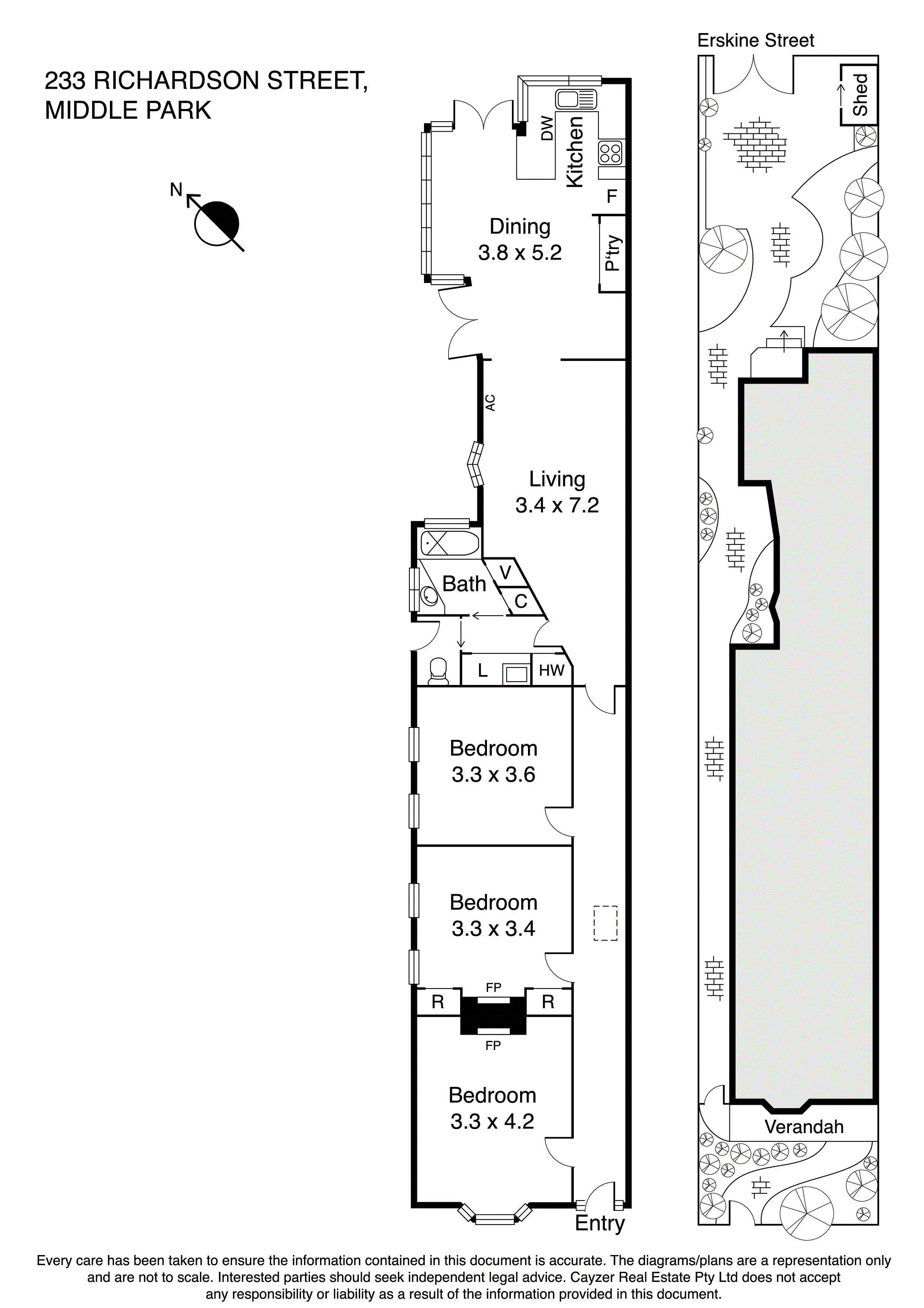 233 Richardson Street, MIDDLE PARK VIC 3206 - Floorplan