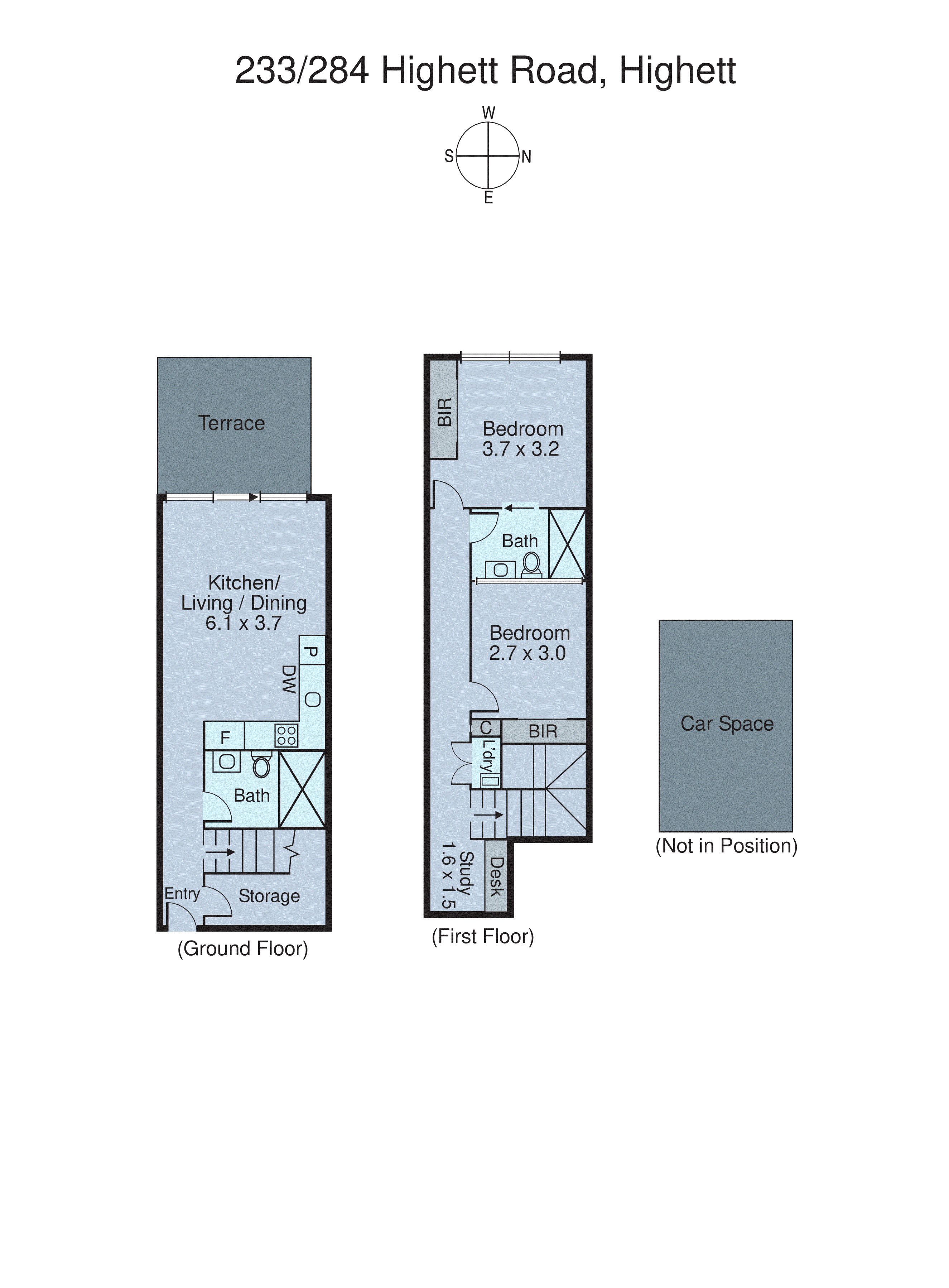 233/286 Highett Road, Highett VIC 3190 - Floorplan