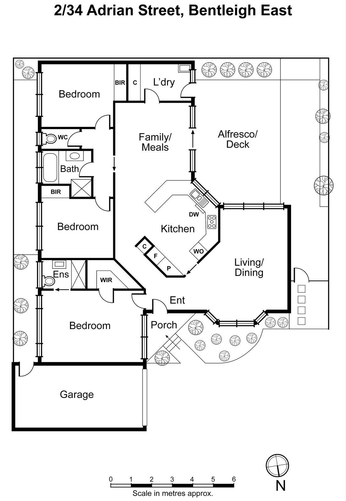 2/34 Adrian Street, Bentleigh East VIC 3165 - Floorplan