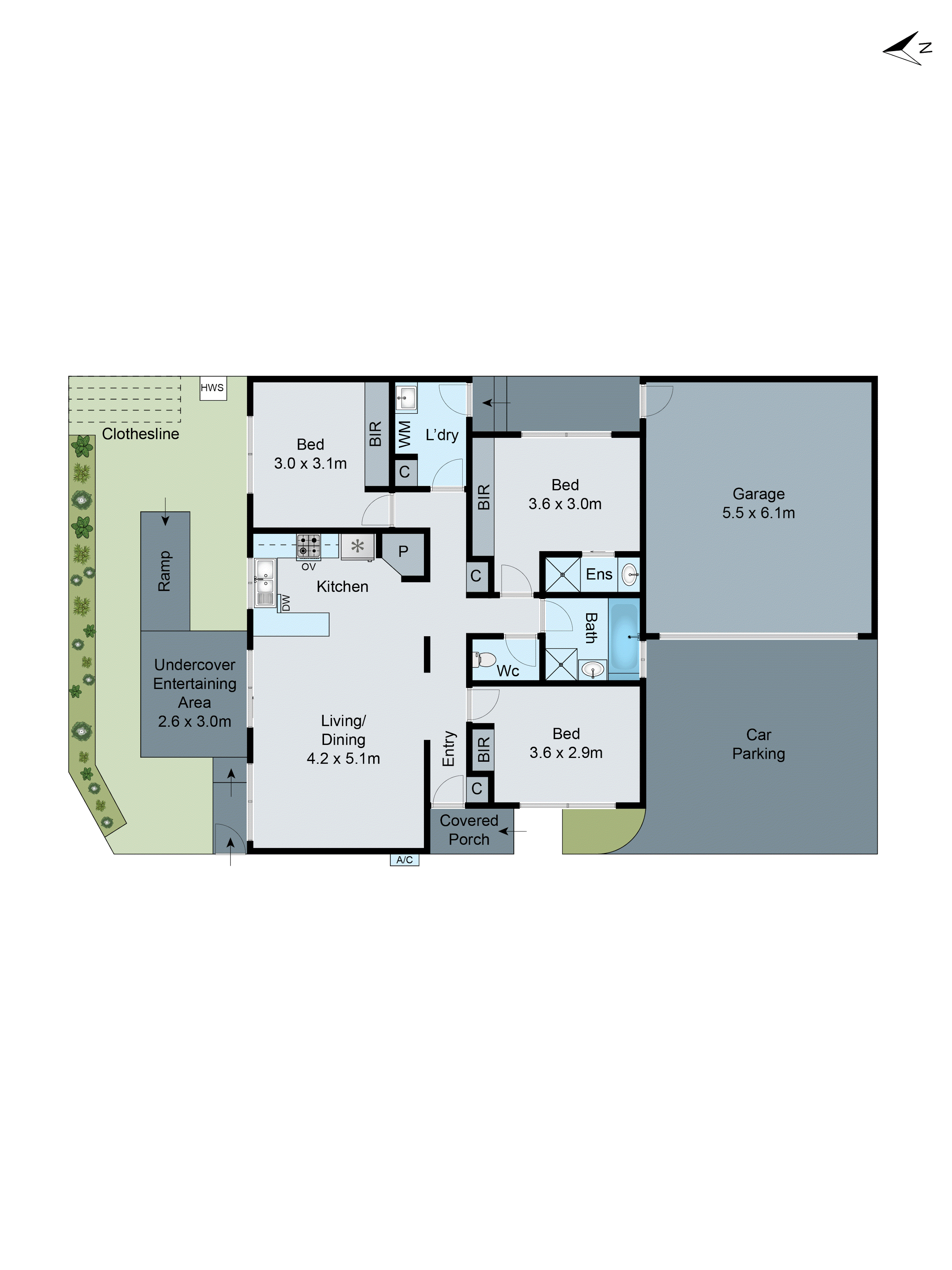2/34 Heath Avenue, Oakleigh VIC 3166 - Floorplan