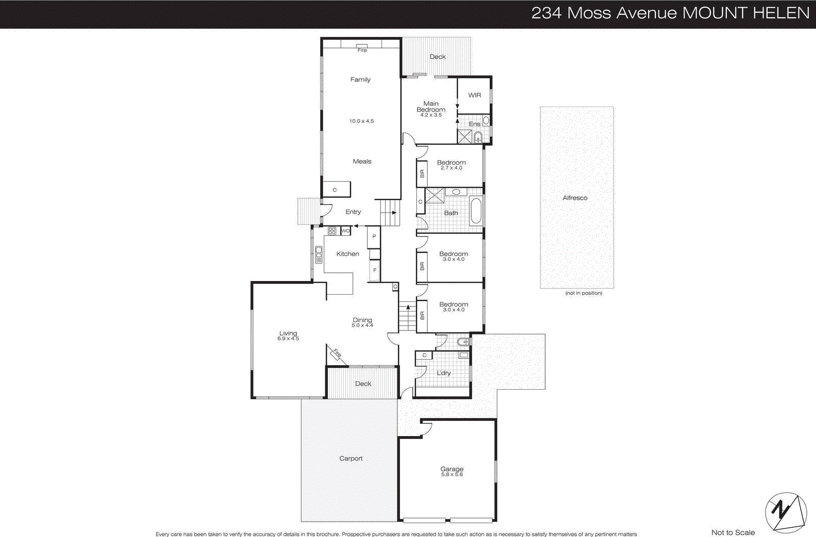 234 Moss Avenue, Mount Helen VIC 3350 - Floorplan