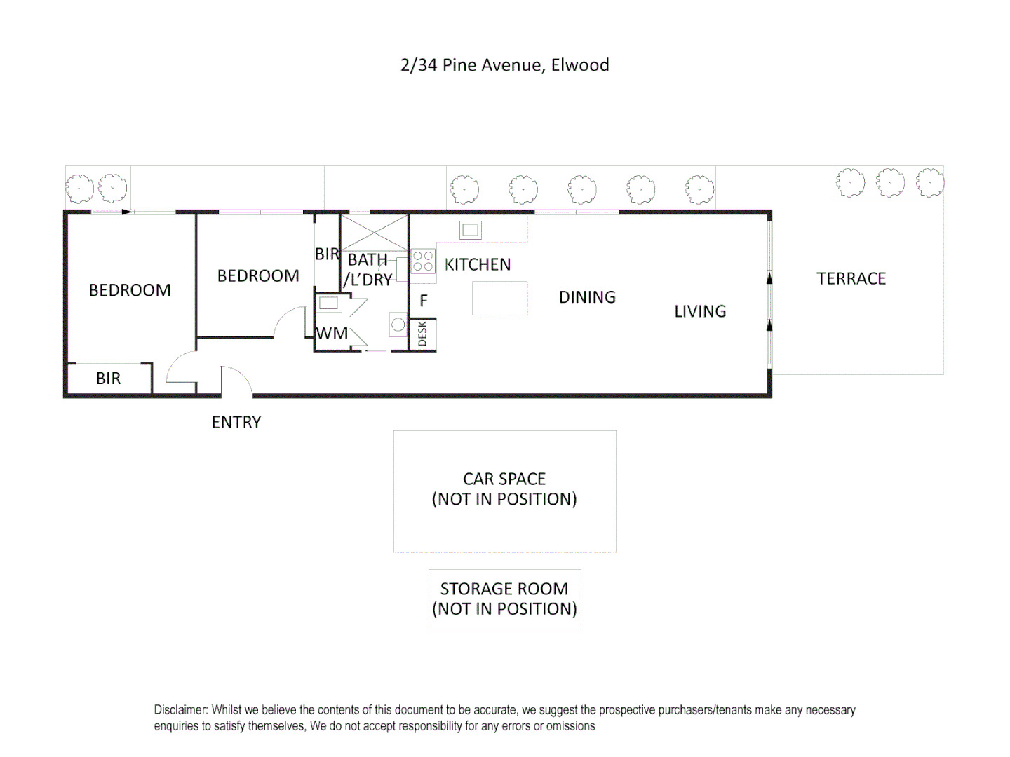2/34 Pine Avenue, Elwood VIC 3184 - Floorplan